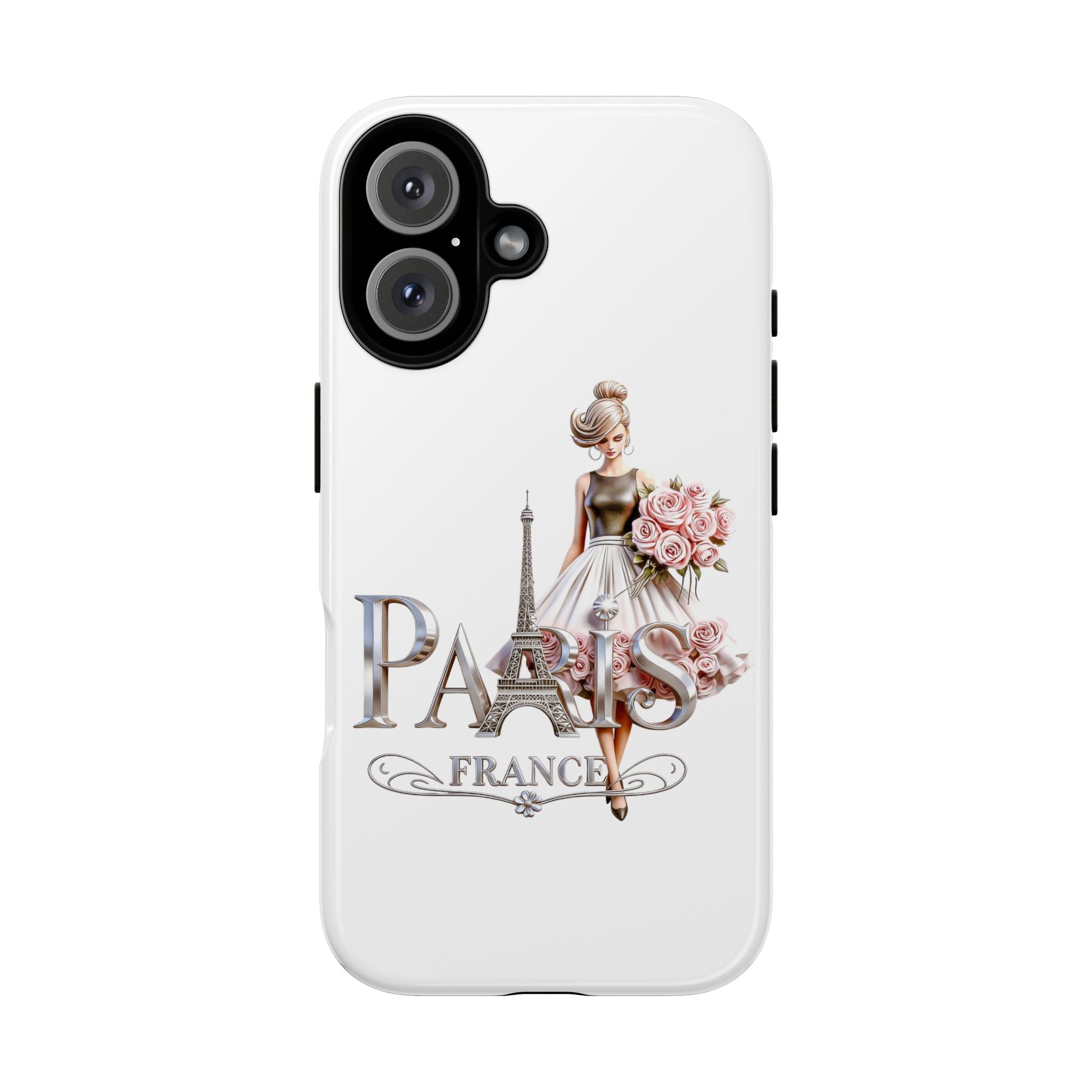 Phone Case | Eiffel Tower Floral Fashion Design Printify