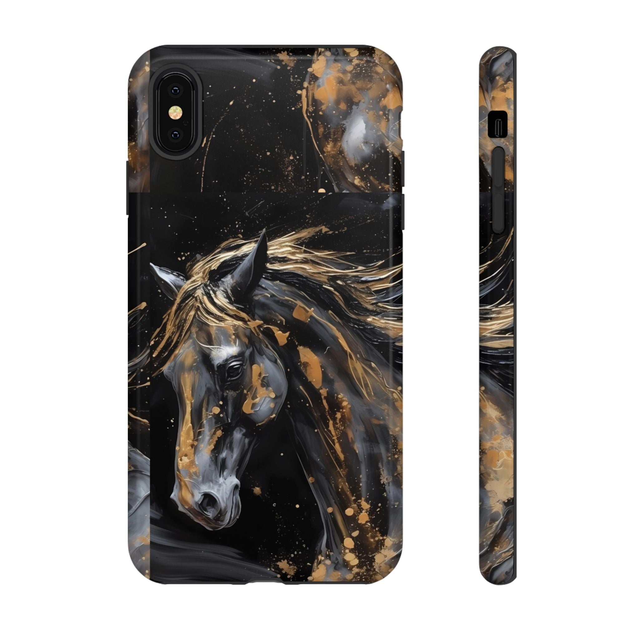Golden Paint Horse Phone Case | Tough Case Printify