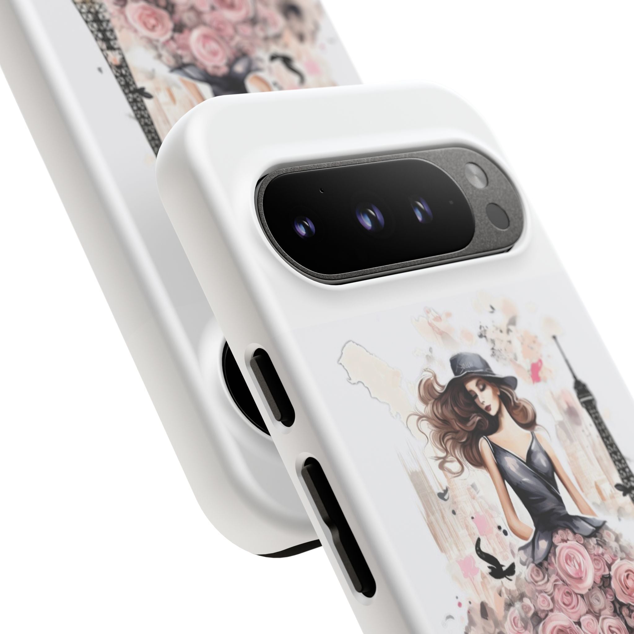 Parisian Rose Dress phone case | iPhone & Samsung slim protective case Printify