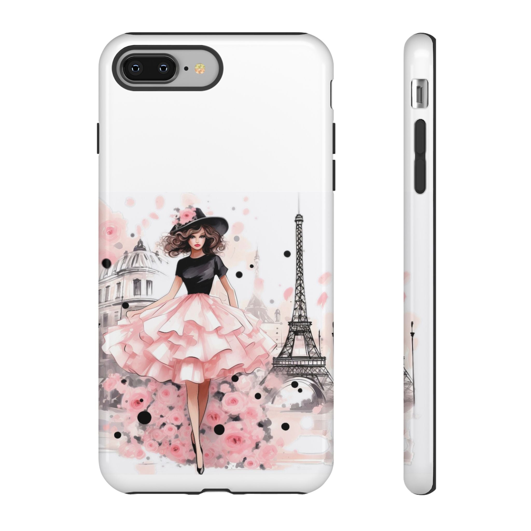 Paris Fashion Illustration Phone Case | Tough Case Printify