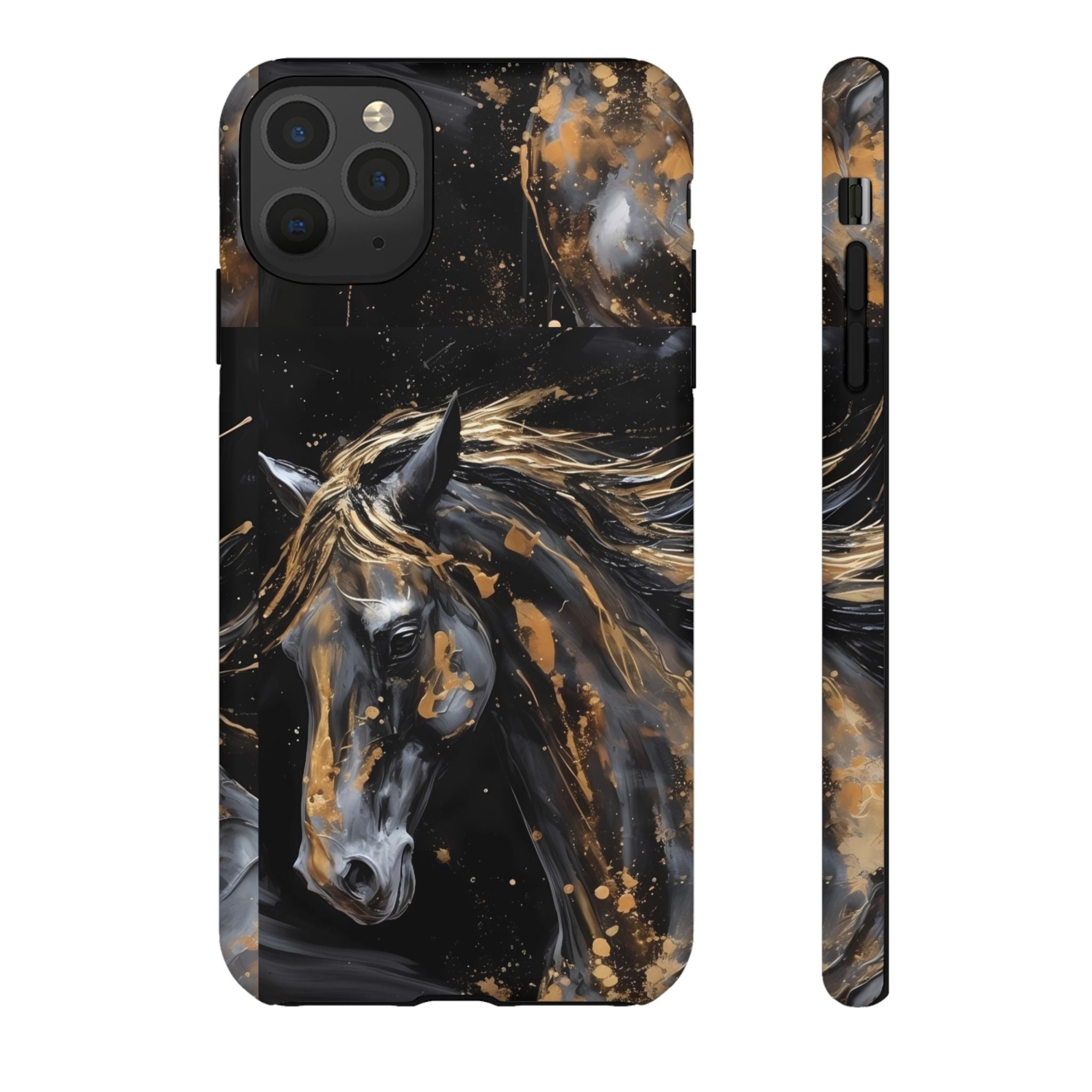 Golden Paint Horse Phone Case | Tough Case Printify