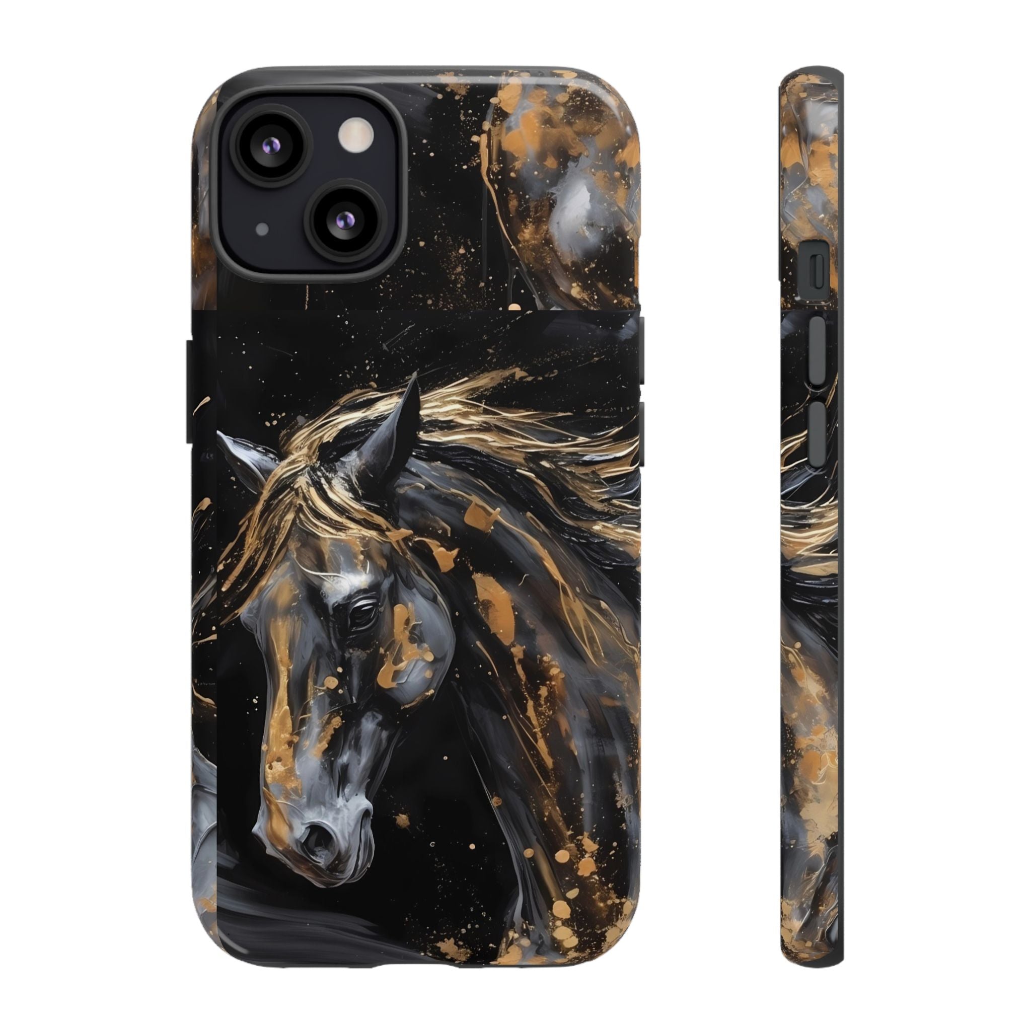 Golden Paint Horse Phone Case | Tough Case Printify