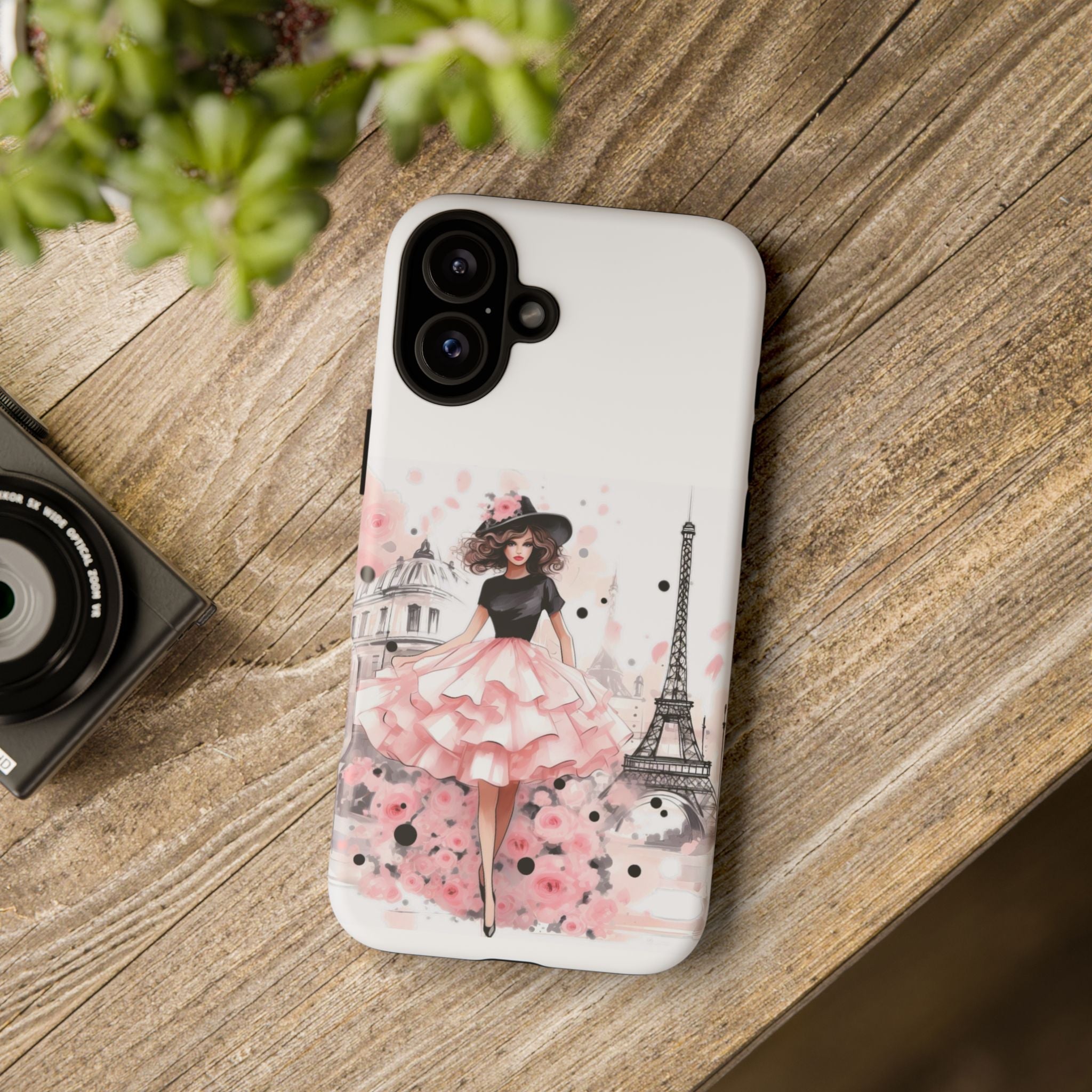 Paris Fashion Illustration Phone Case | Tough Case Printify