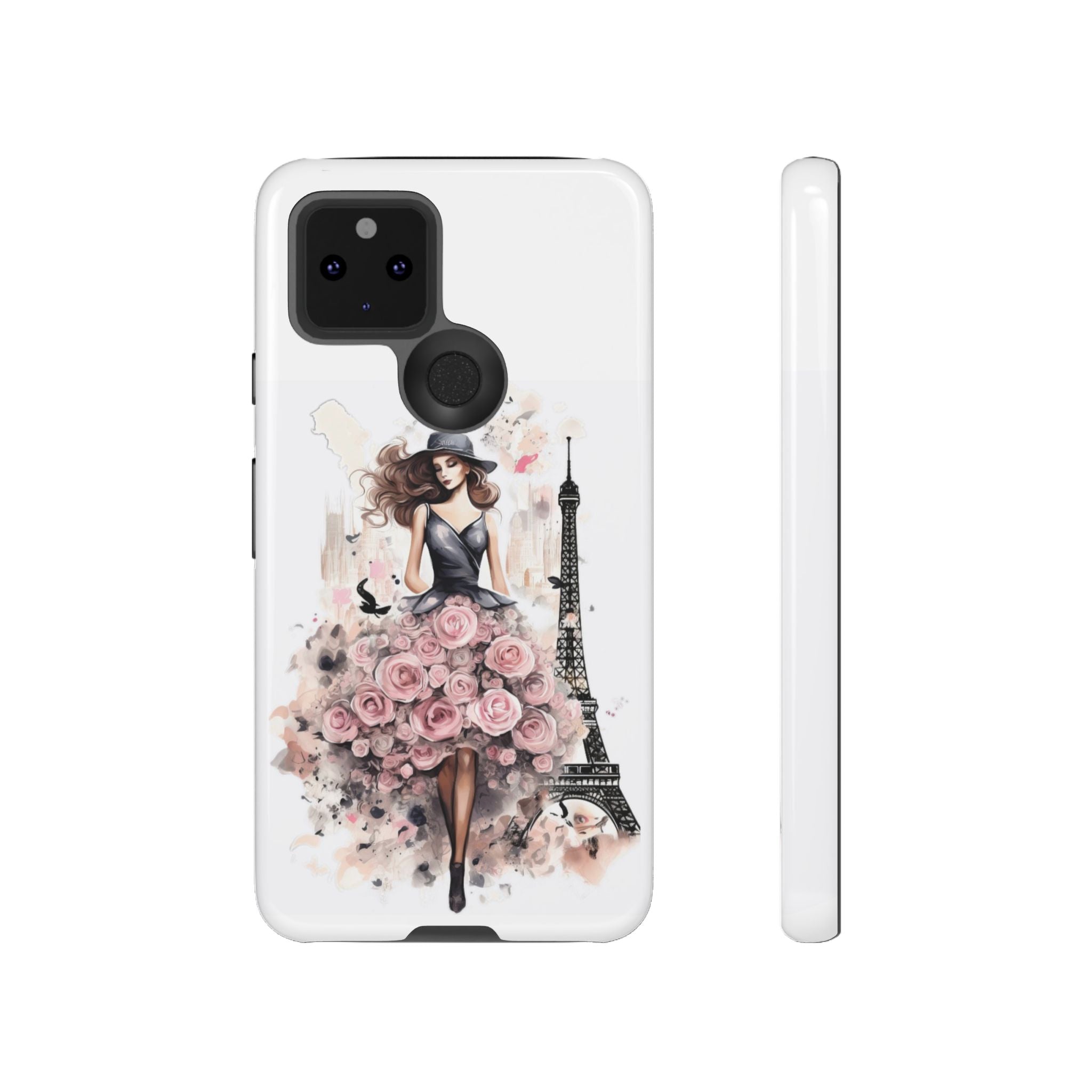 Parisian Rose Dress phone case | iPhone & Samsung slim protective case Printify