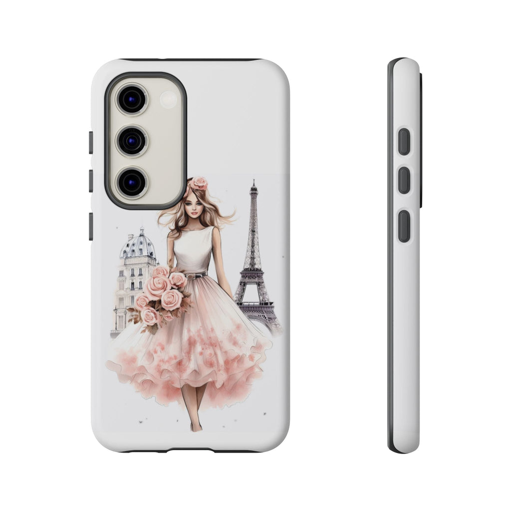 Parisian Ballerina Bouquet phone case | Tough Cases Printify