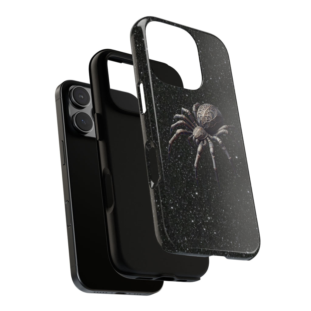 Spider Night Tough Phone Case — Dark Space Tarantula iPhone Cover Printify