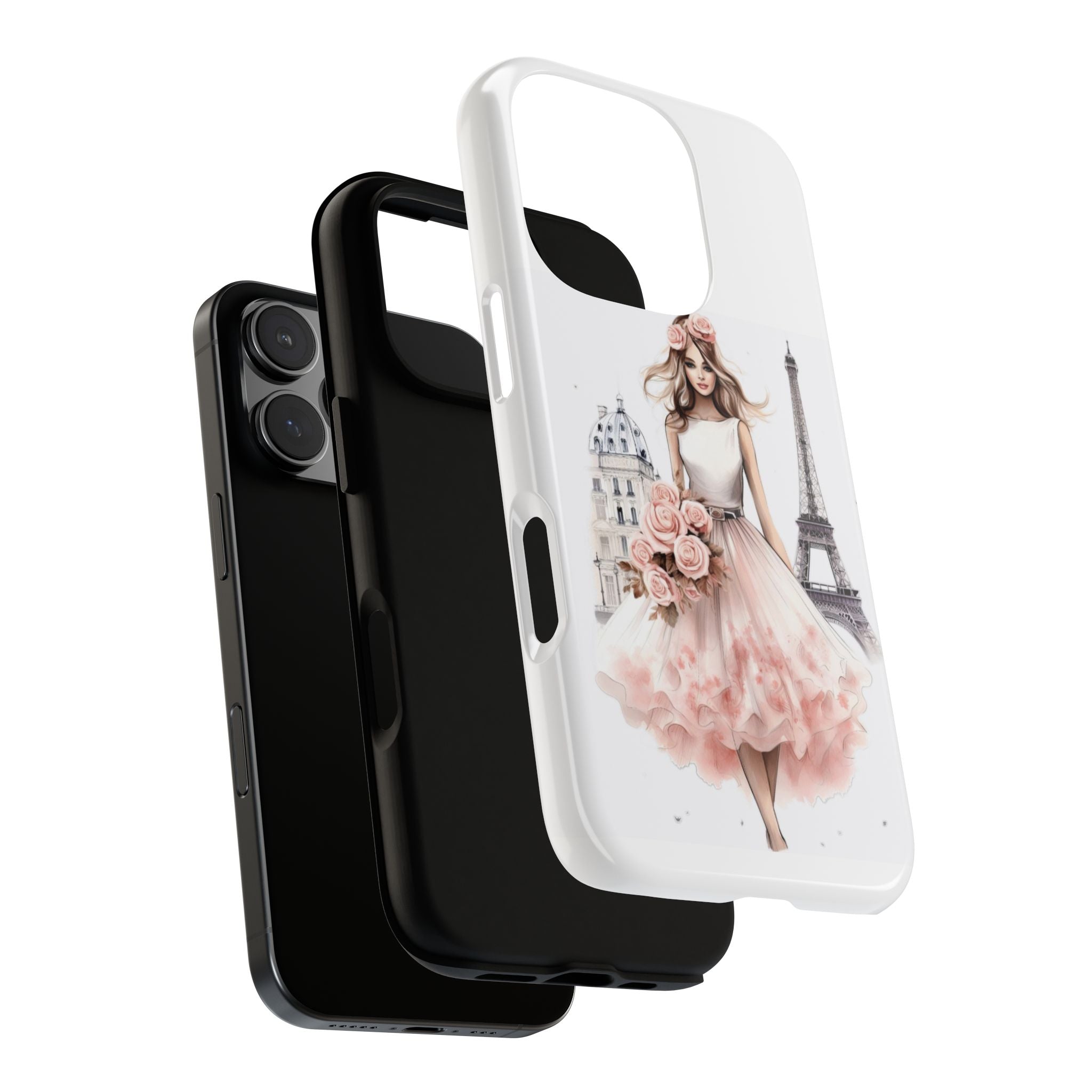 Parisian Ballerina Bouquet phone case | Tough Cases Printify