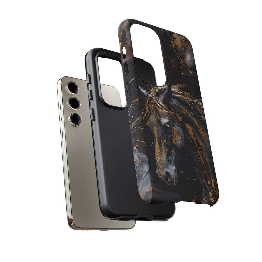 Golden Paint Horse Phone Case | Tough Case Printify