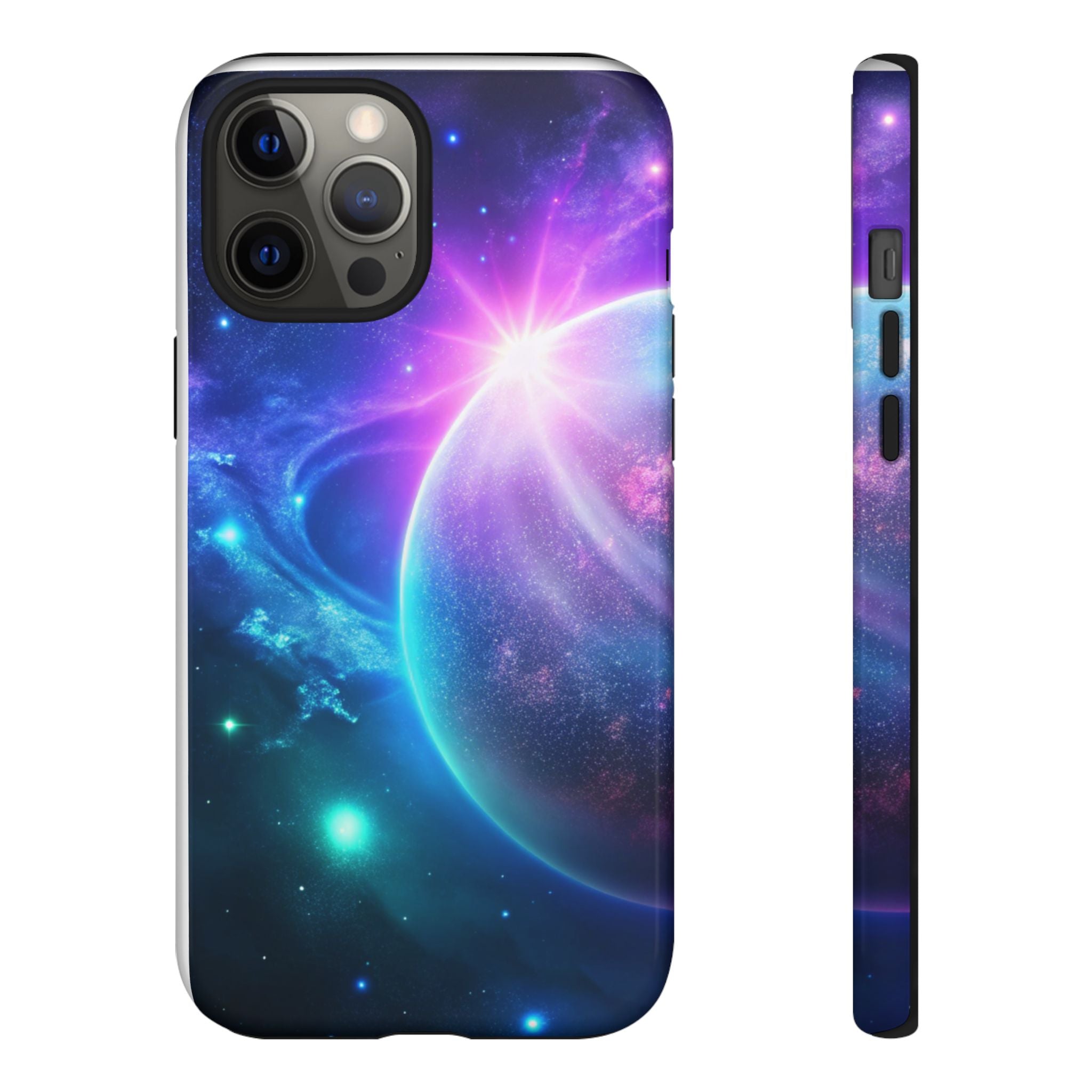 Galaxy Nebula Space Phone Case | Planet Sparkle Tough Case Printify