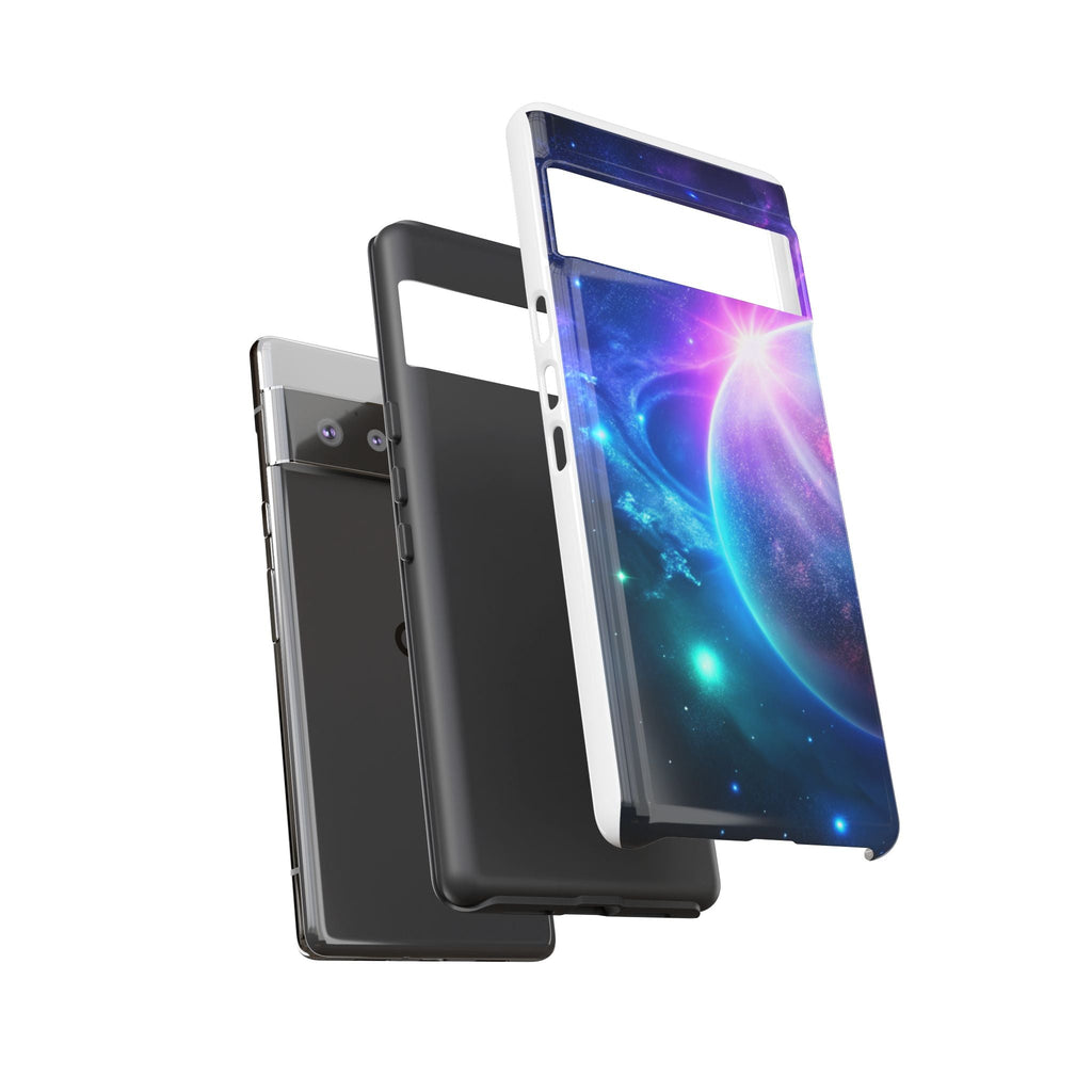 Galaxy Nebula Space Phone Case | Planet Sparkle Tough Case Printify