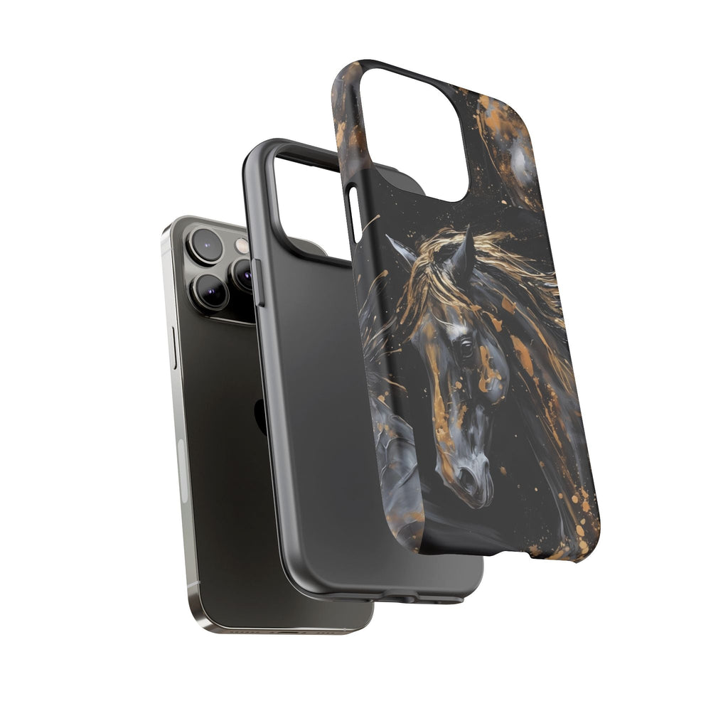 Golden Paint Horse Phone Case | Tough Case Printify