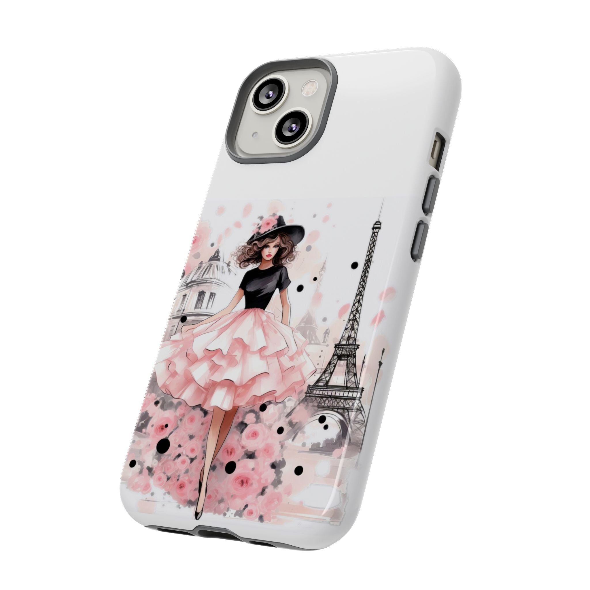 Paris Fashion Illustration Phone Case | Tough Case Printify