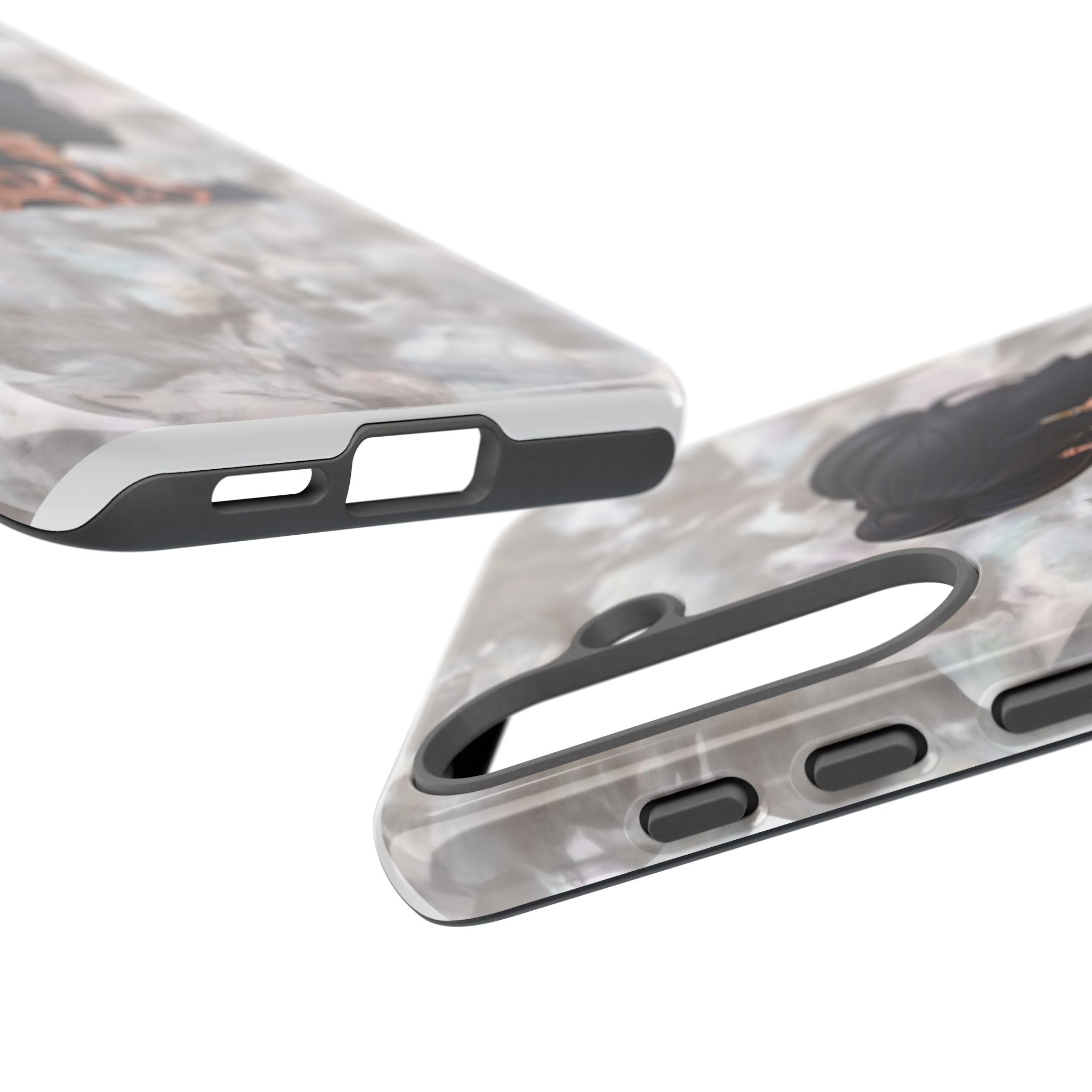 Paris Silhouette Pearl Phone Case — Tough Protective Smartphone Cover Printify