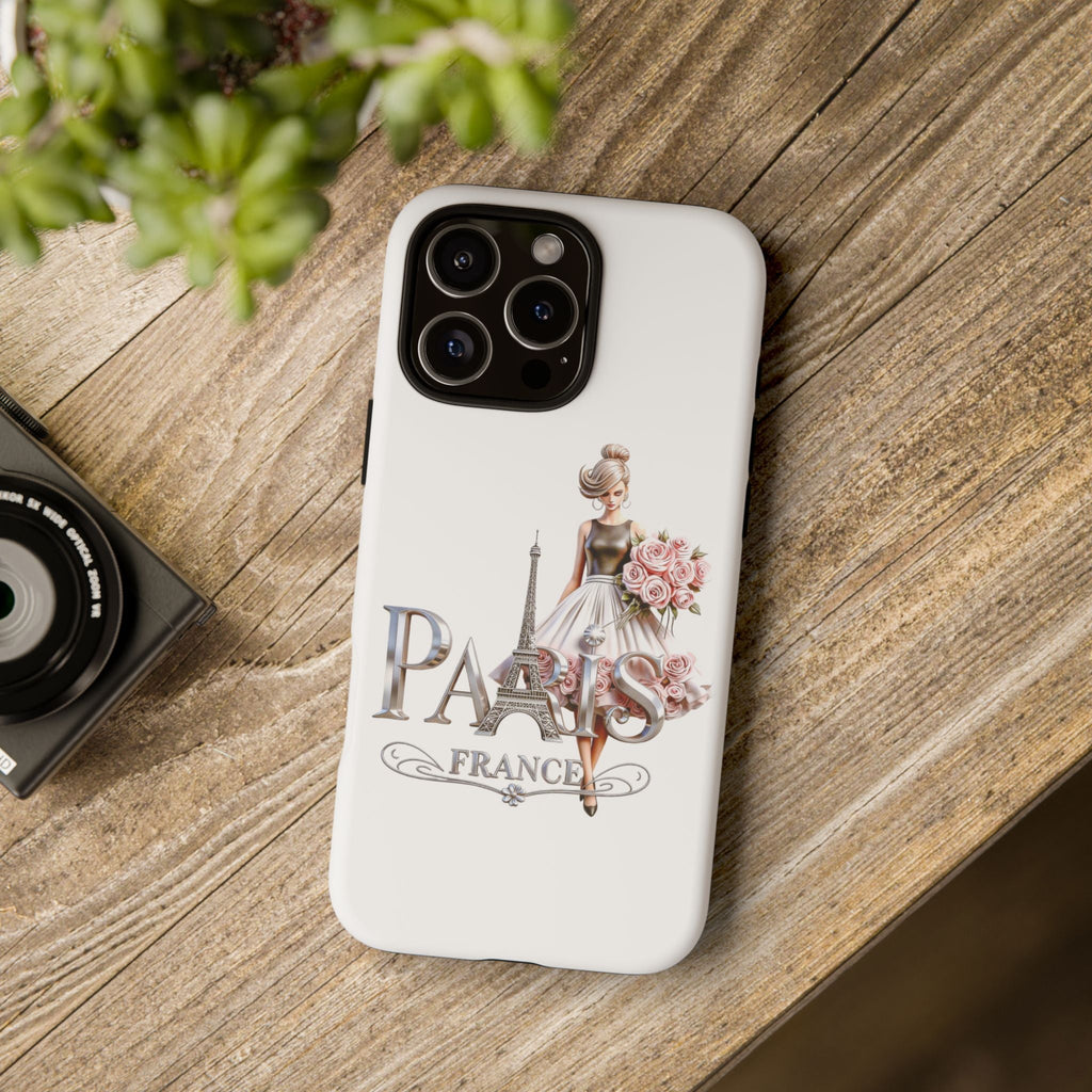 Phone Case | Eiffel Tower Floral Fashion Design Printify
