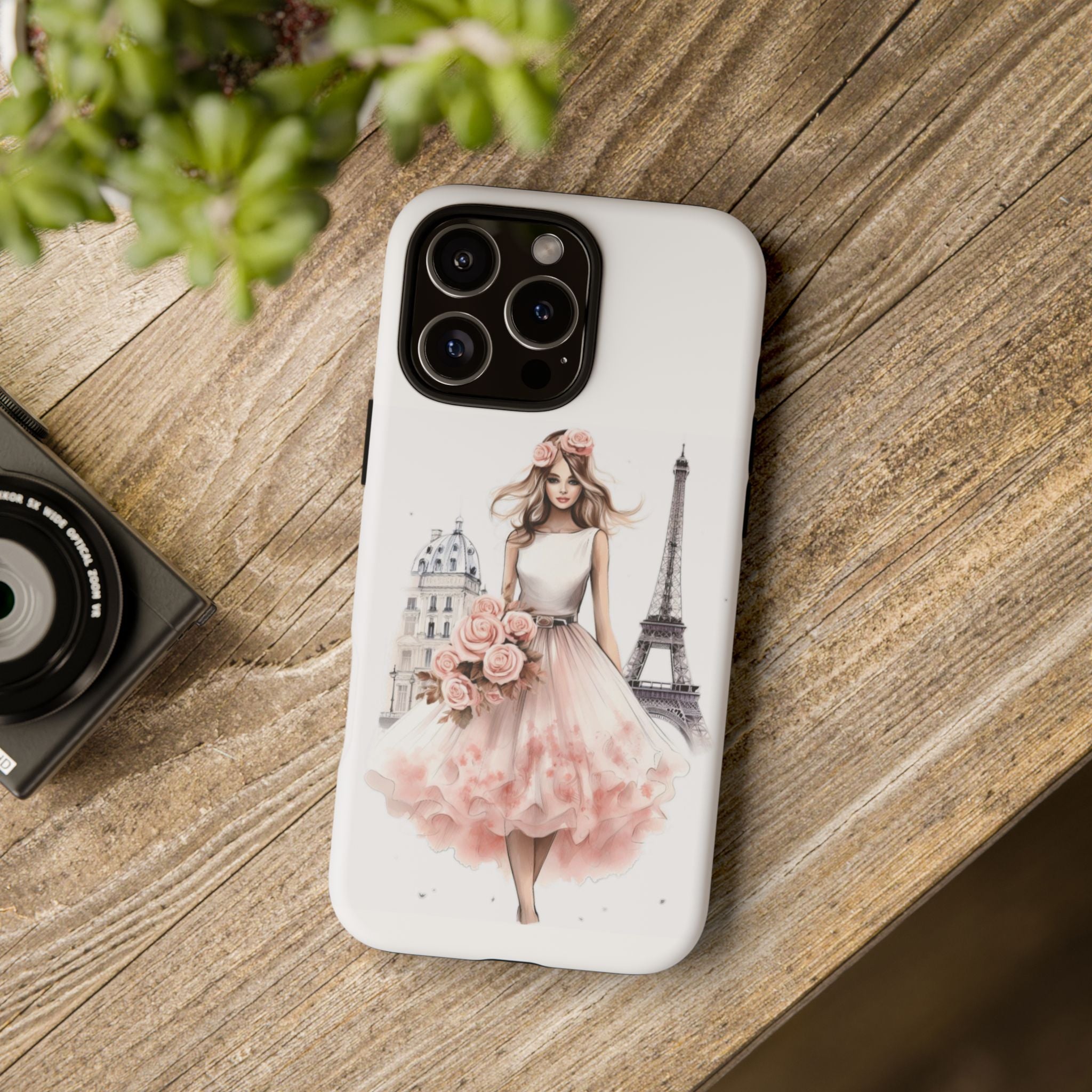 Parisian Ballerina Bouquet phone case | Tough Cases Printify