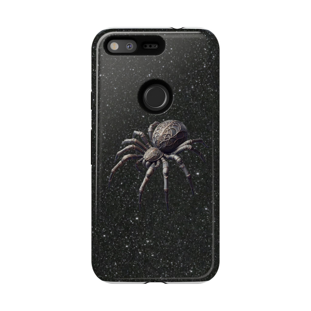 Spider Night Tough Phone Case — Dark Space Tarantula iPhone Cover Printify
