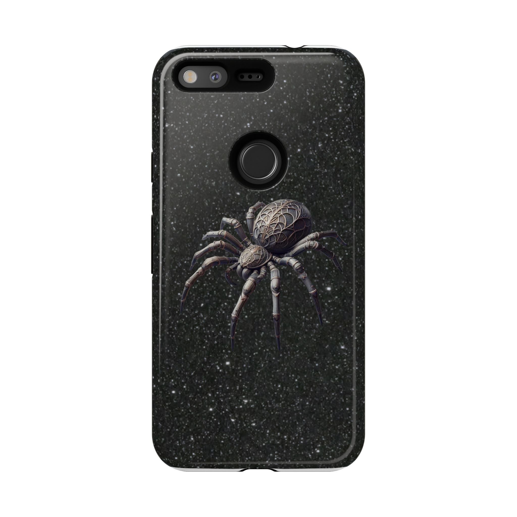 Spider Night Tough Phone Case — Dark Space Tarantula iPhone Cover Printify