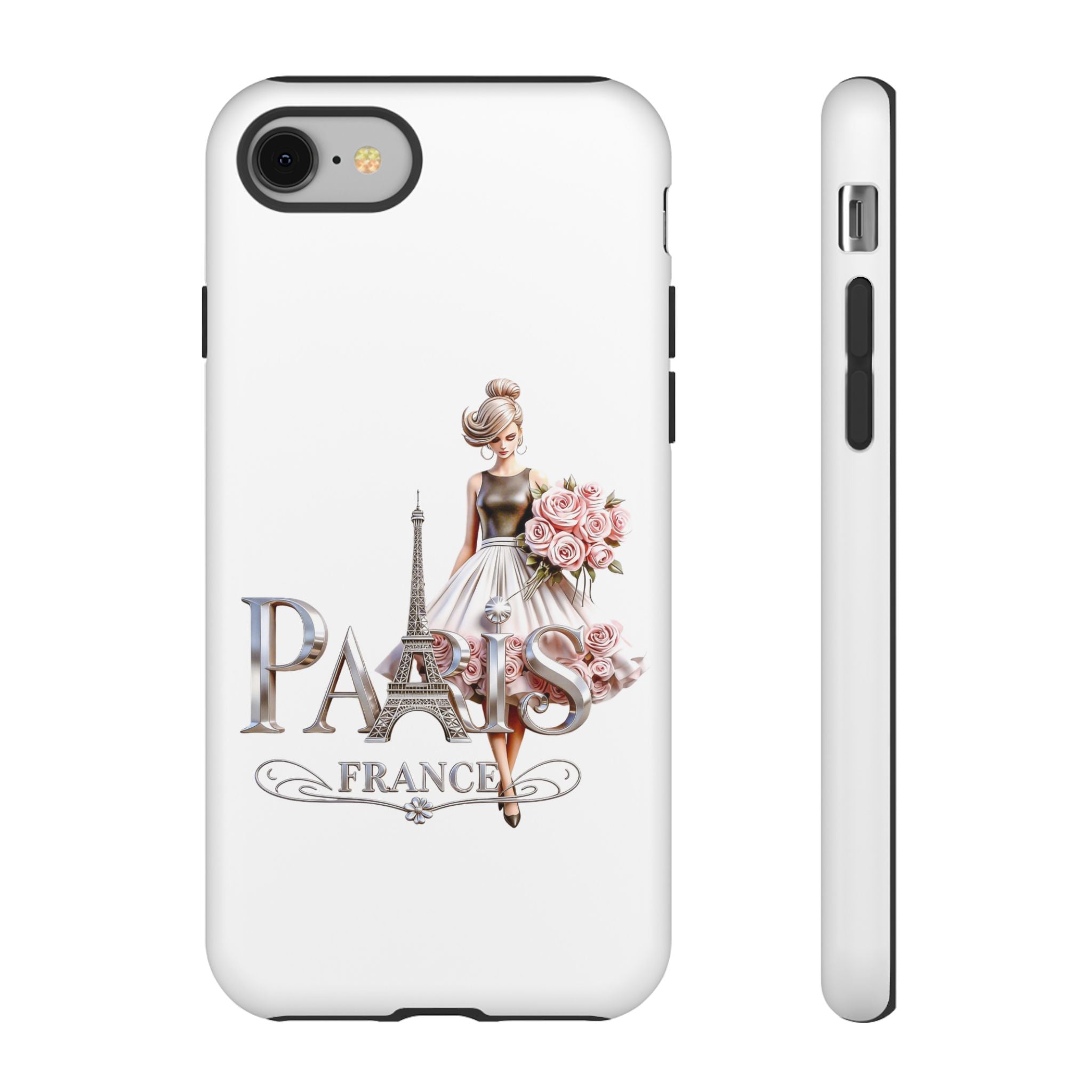 Phone Case | Eiffel Tower Floral Fashion Design Printify