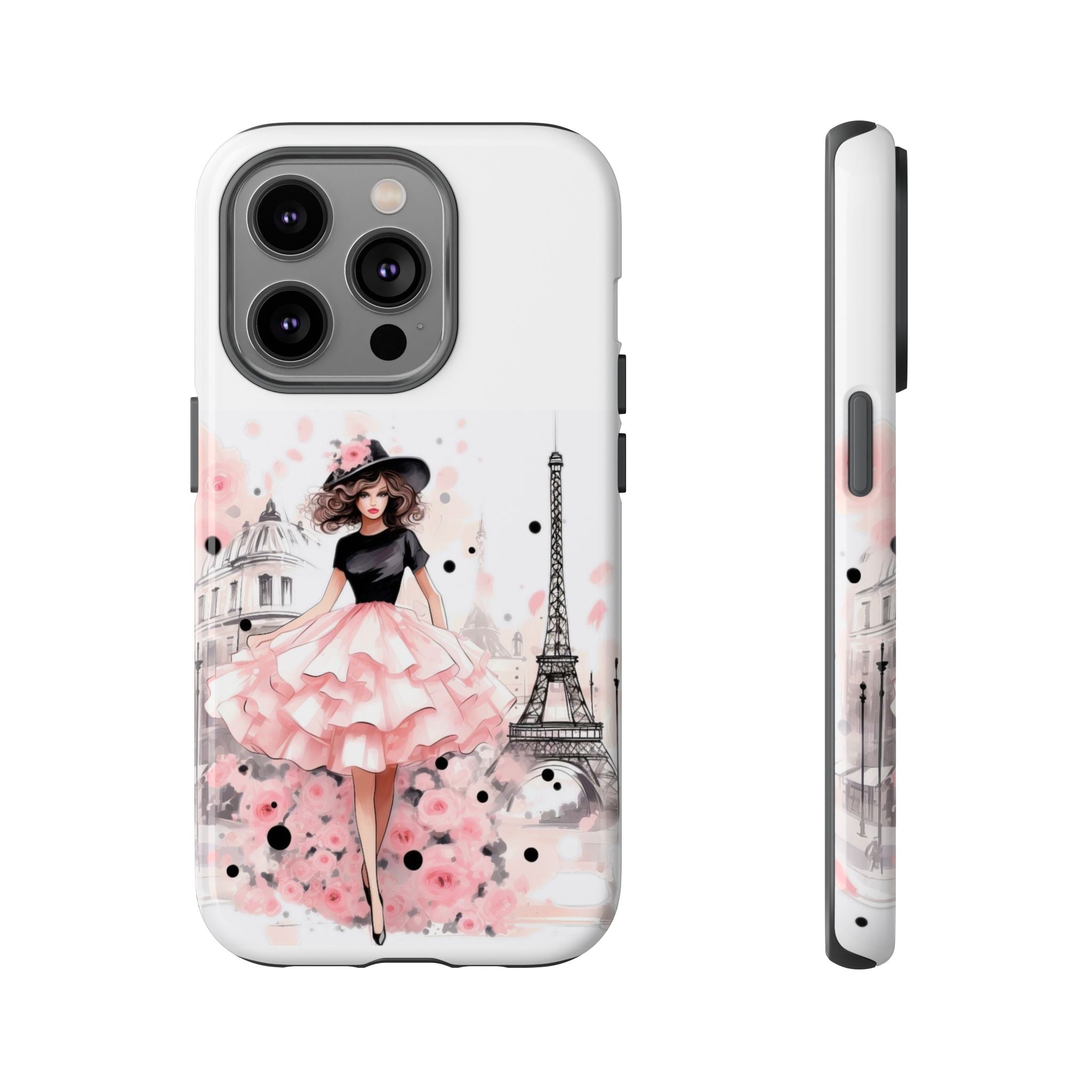 Paris Fashion Illustration Phone Case | Tough Case Printify