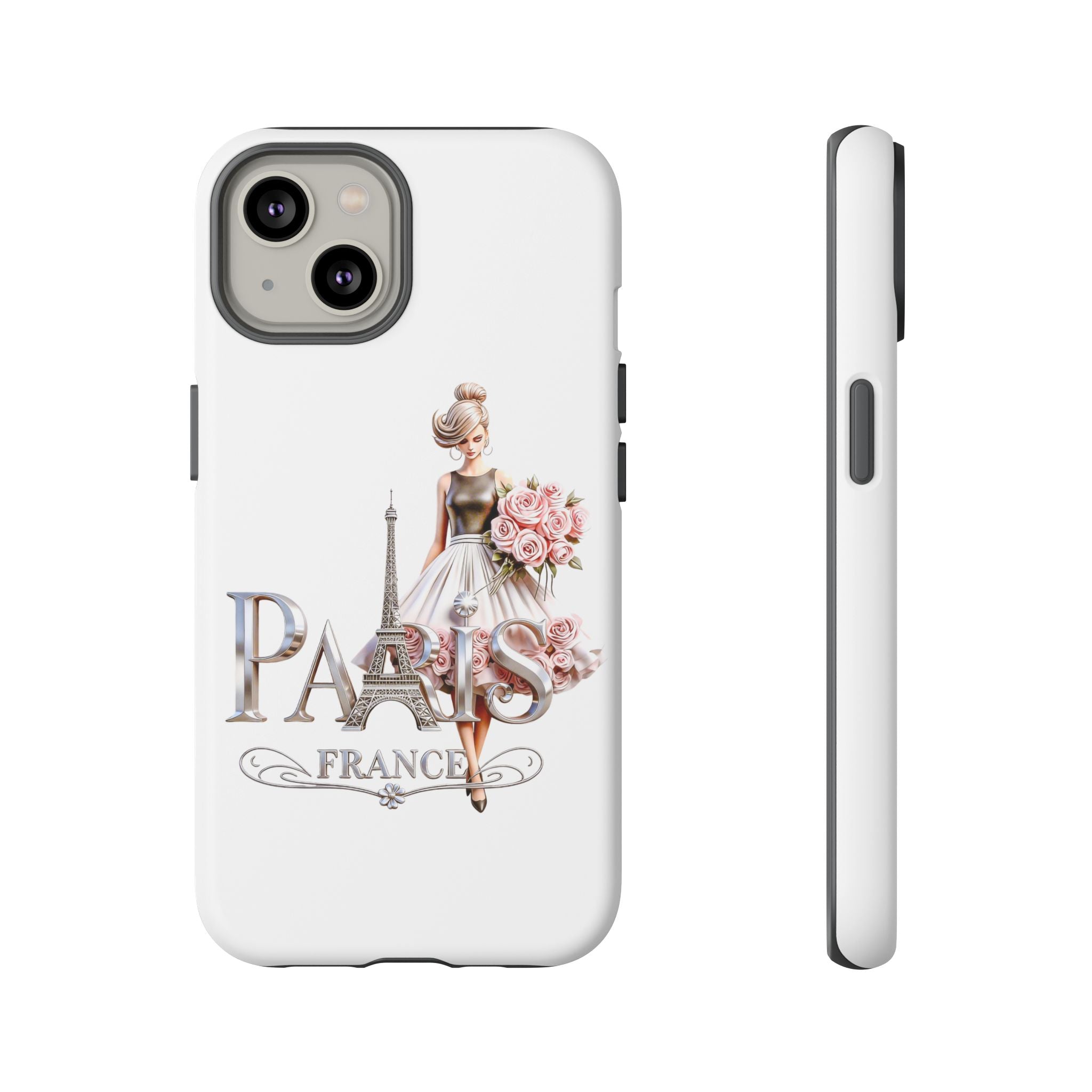 Phone Case | Eiffel Tower Floral Fashion Design Printify