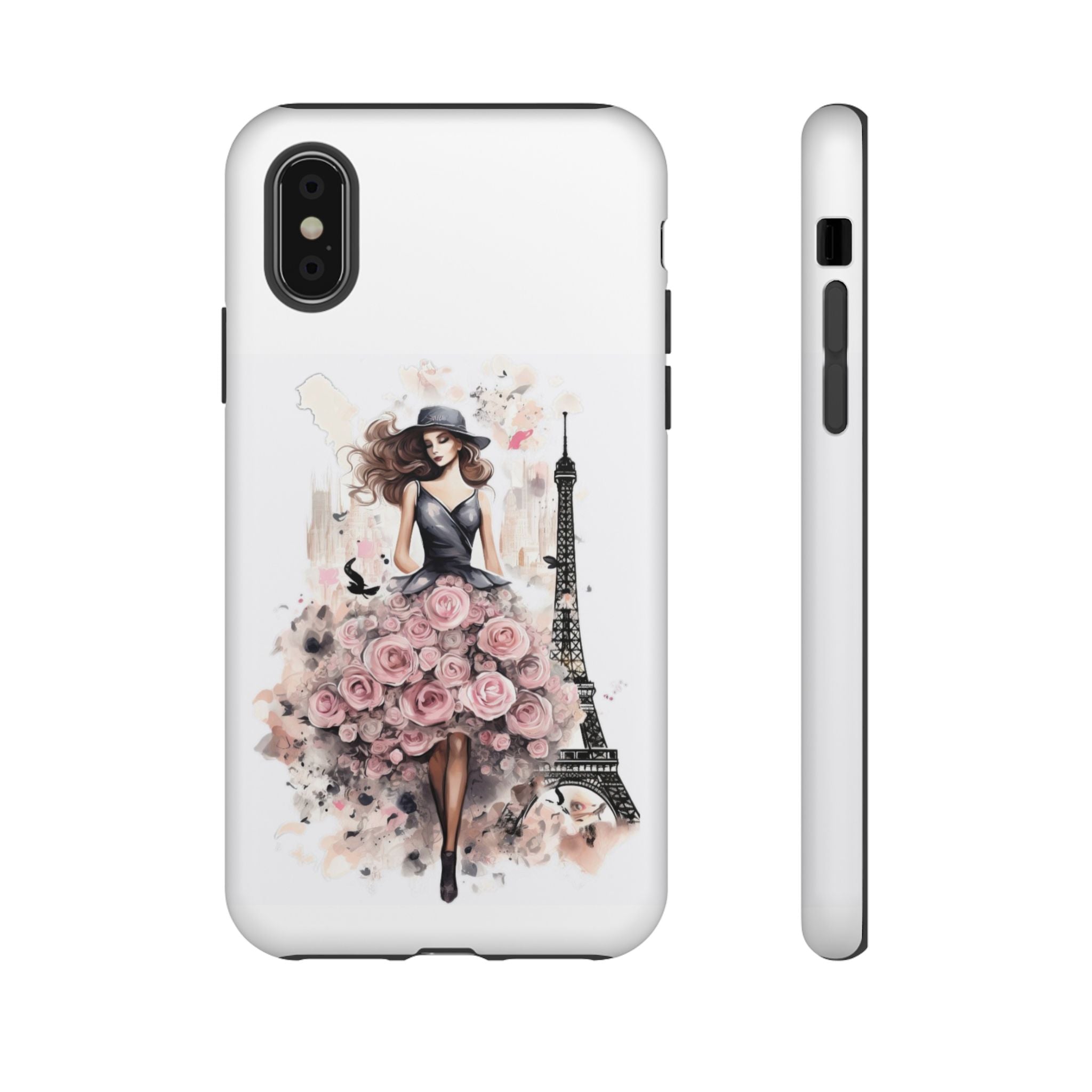 Parisian Rose Dress phone case | iPhone & Samsung slim protective case Printify