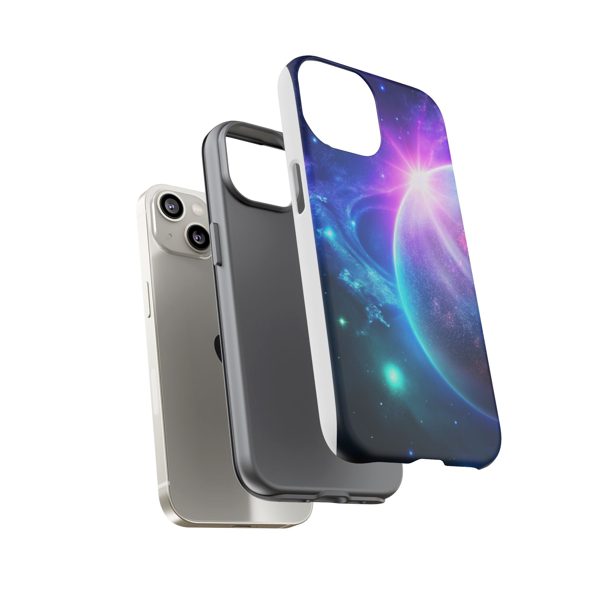 Galaxy Nebula Space Phone Case | Planet Sparkle Tough Case Printify