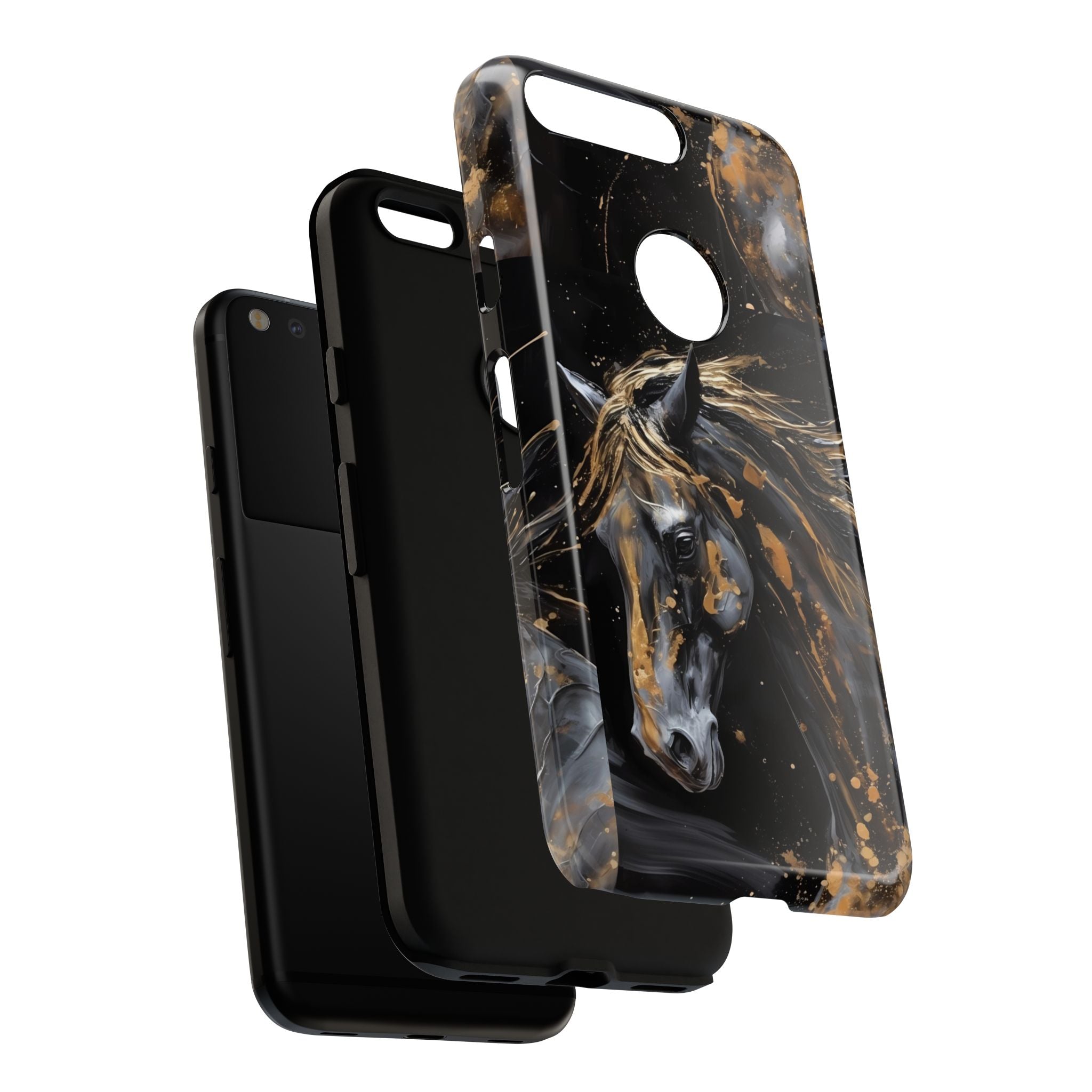 Golden Paint Horse Phone Case | Tough Case Printify