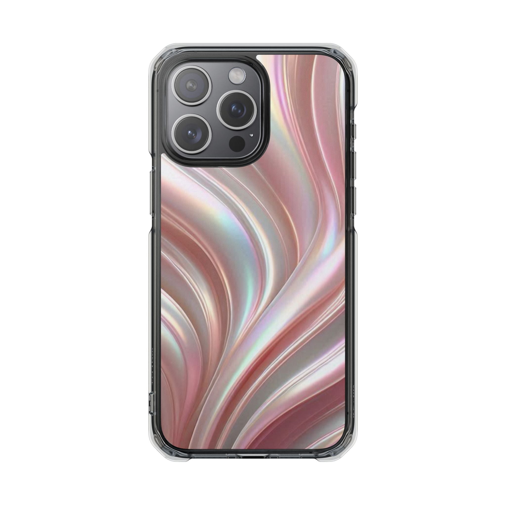 Iridescent Marble Swirl Phone Case Printify