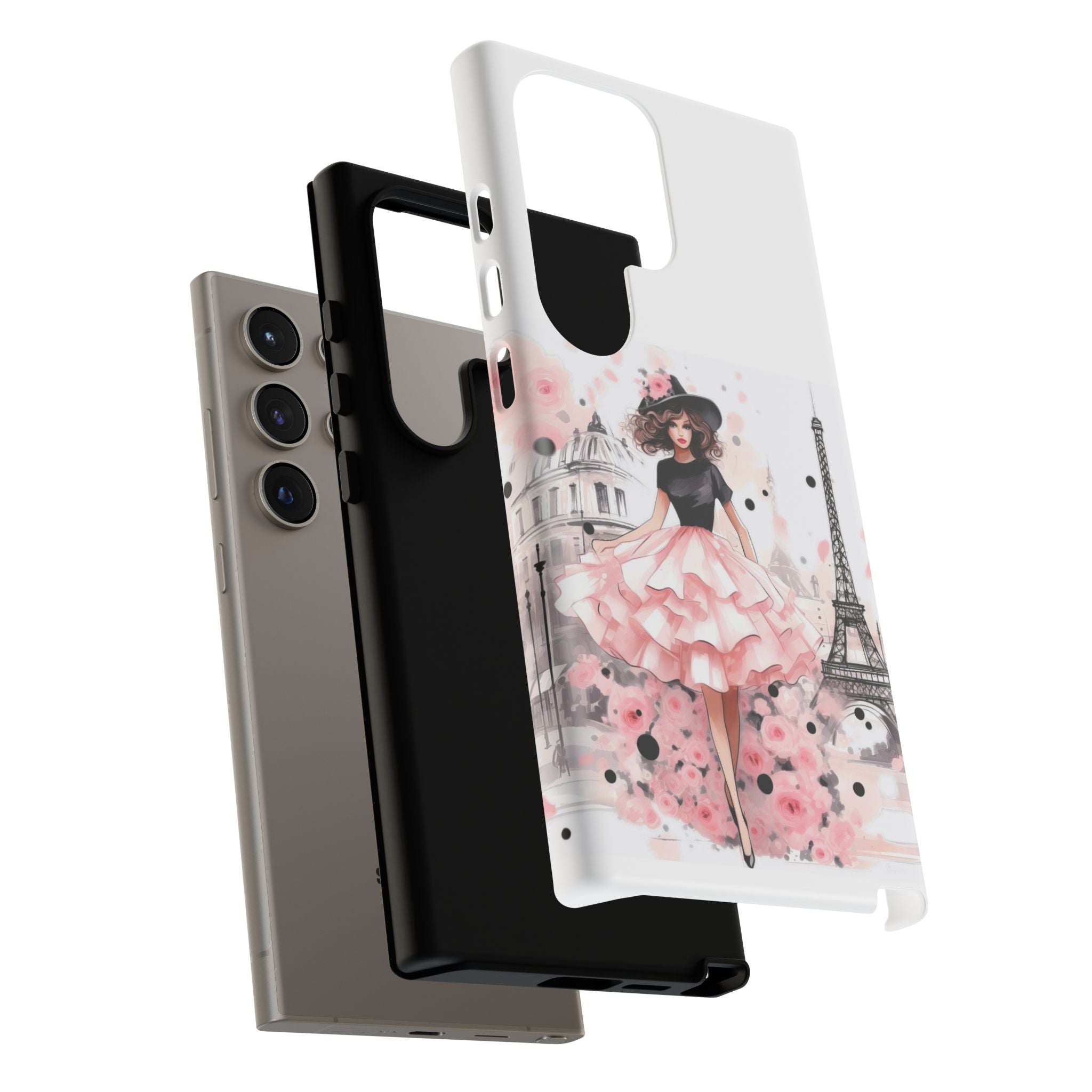 Paris Fashion Illustration Phone Case | Tough Case Printify