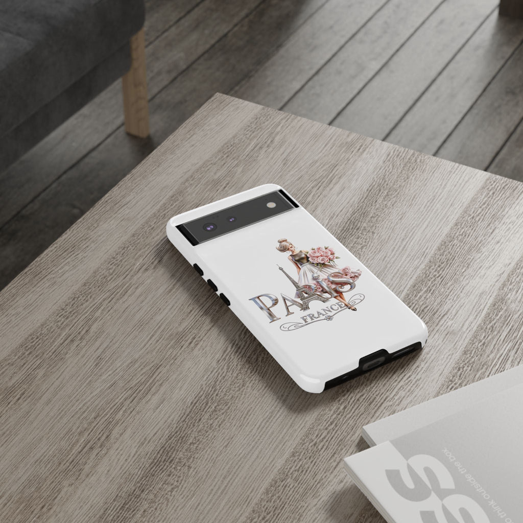 Phone Case | Eiffel Tower Floral Fashion Design Printify