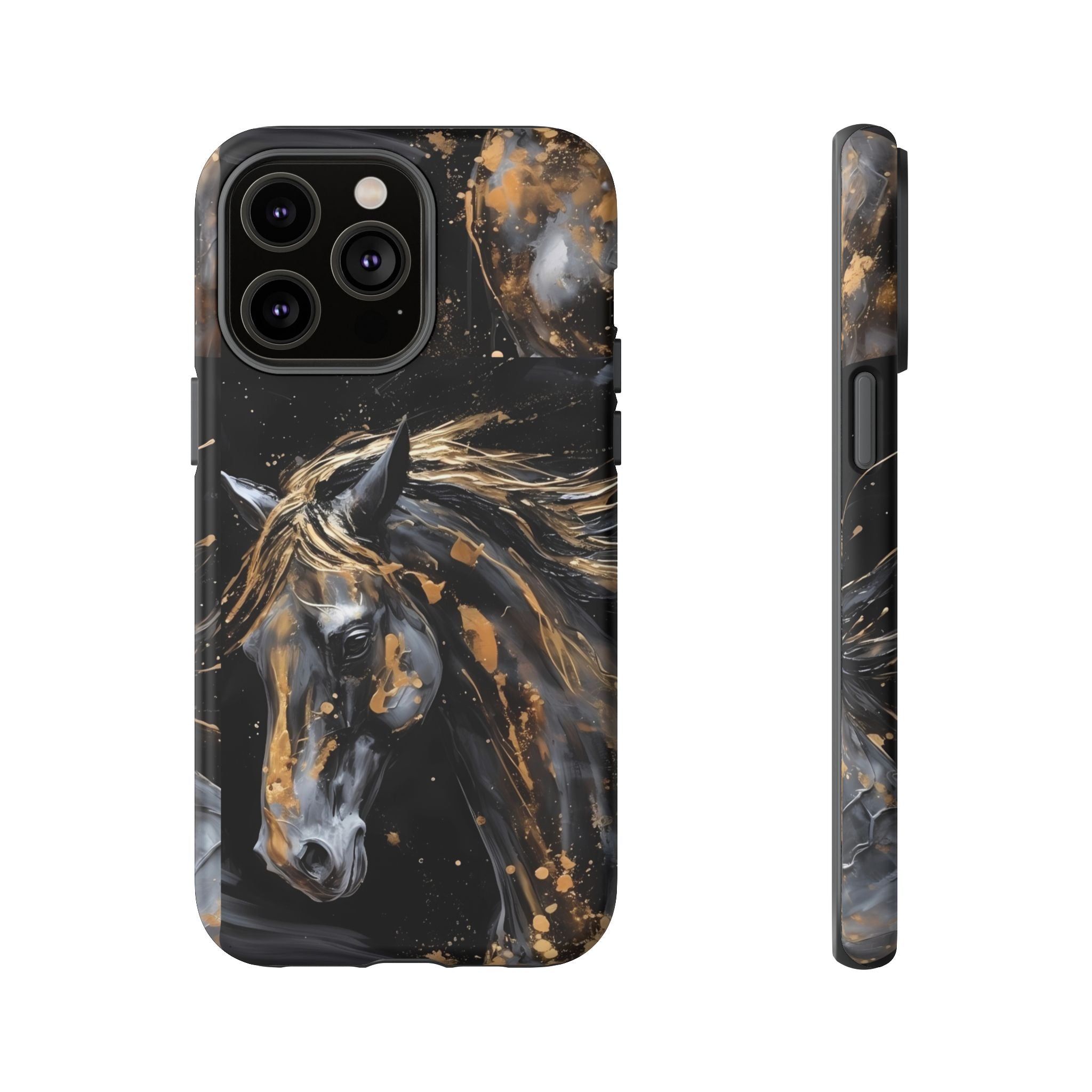 Golden Paint Horse Phone Case | Tough Case Printify