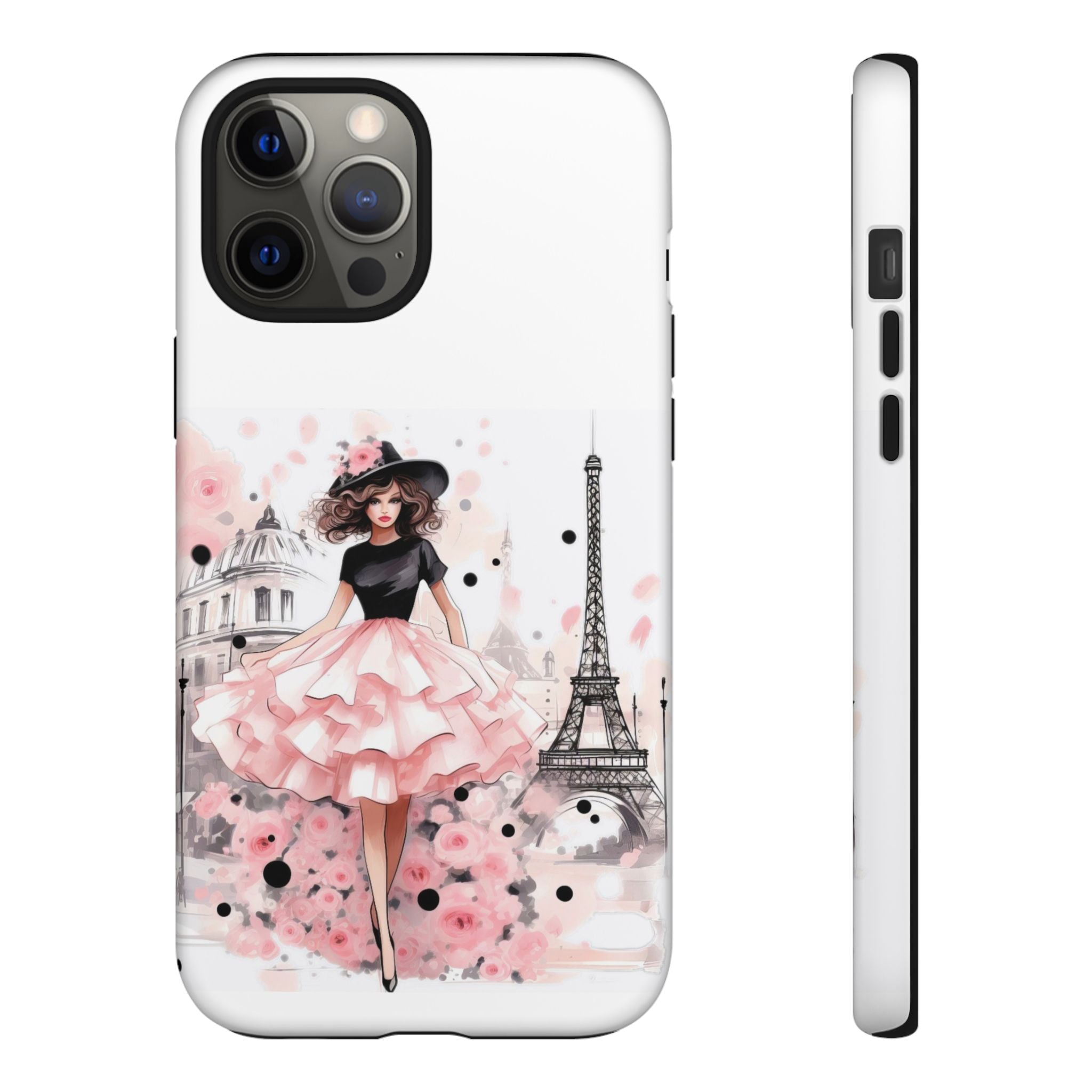 Paris Fashion Illustration Phone Case | Tough Case Printify