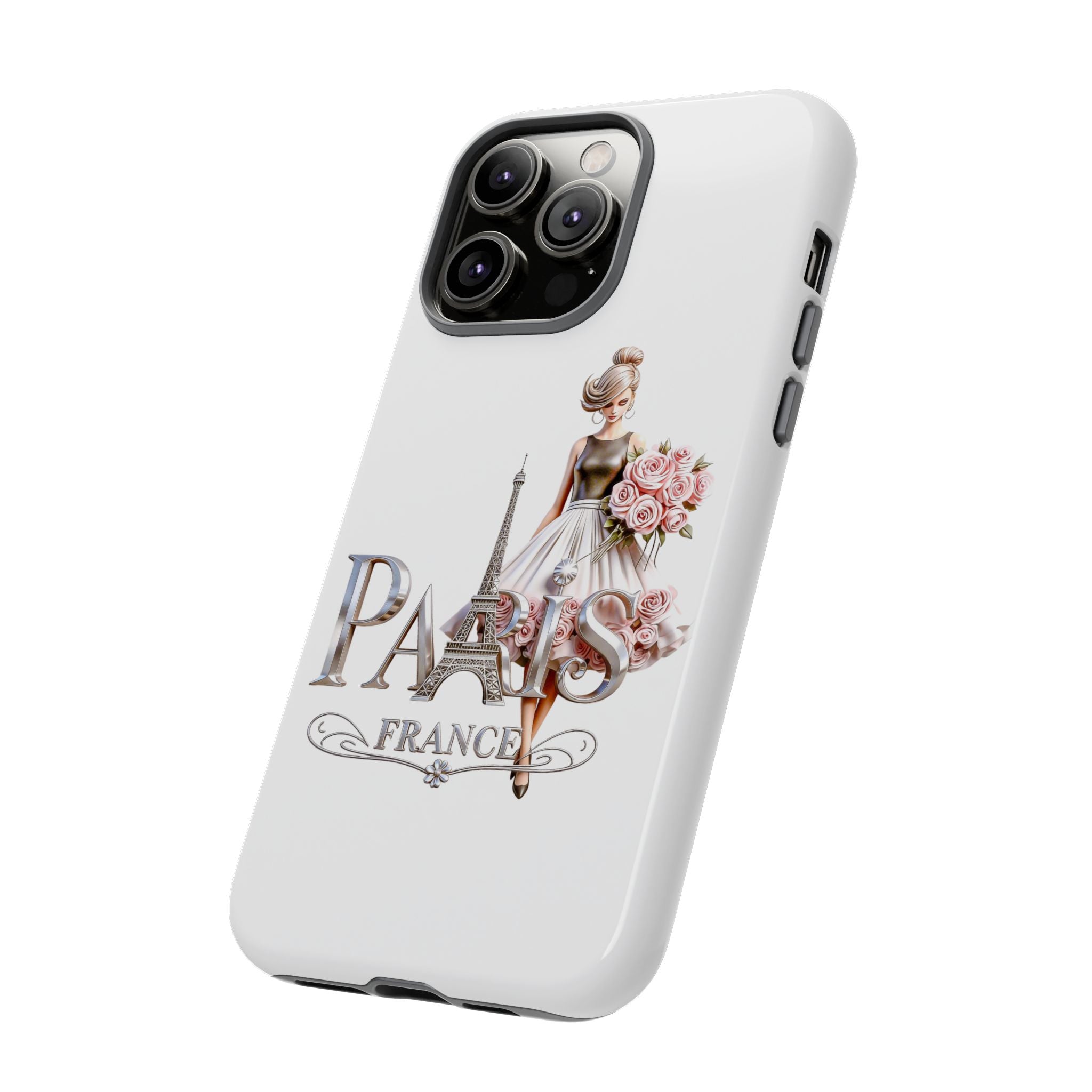 Phone Case | Eiffel Tower Floral Fashion Design Printify