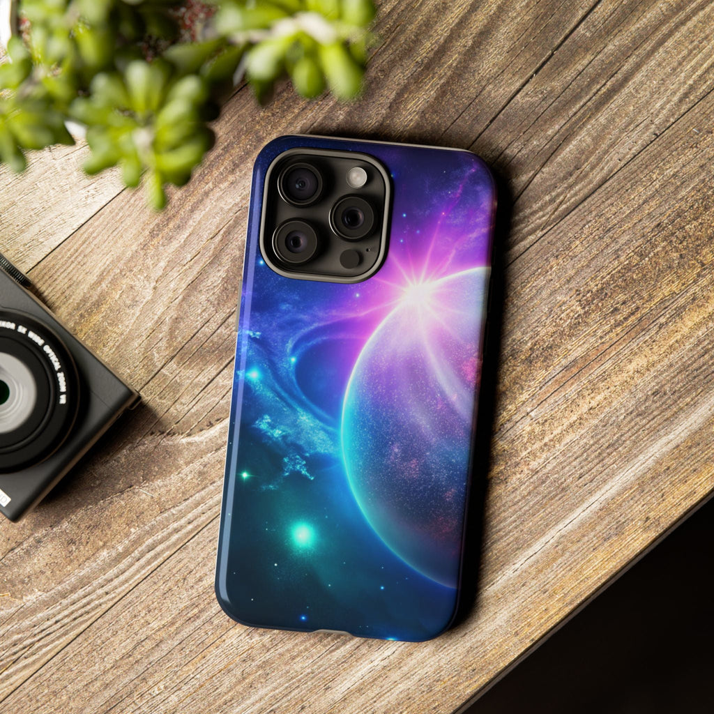 Galaxy Nebula Space Phone Case | Planet Sparkle Tough Case Printify