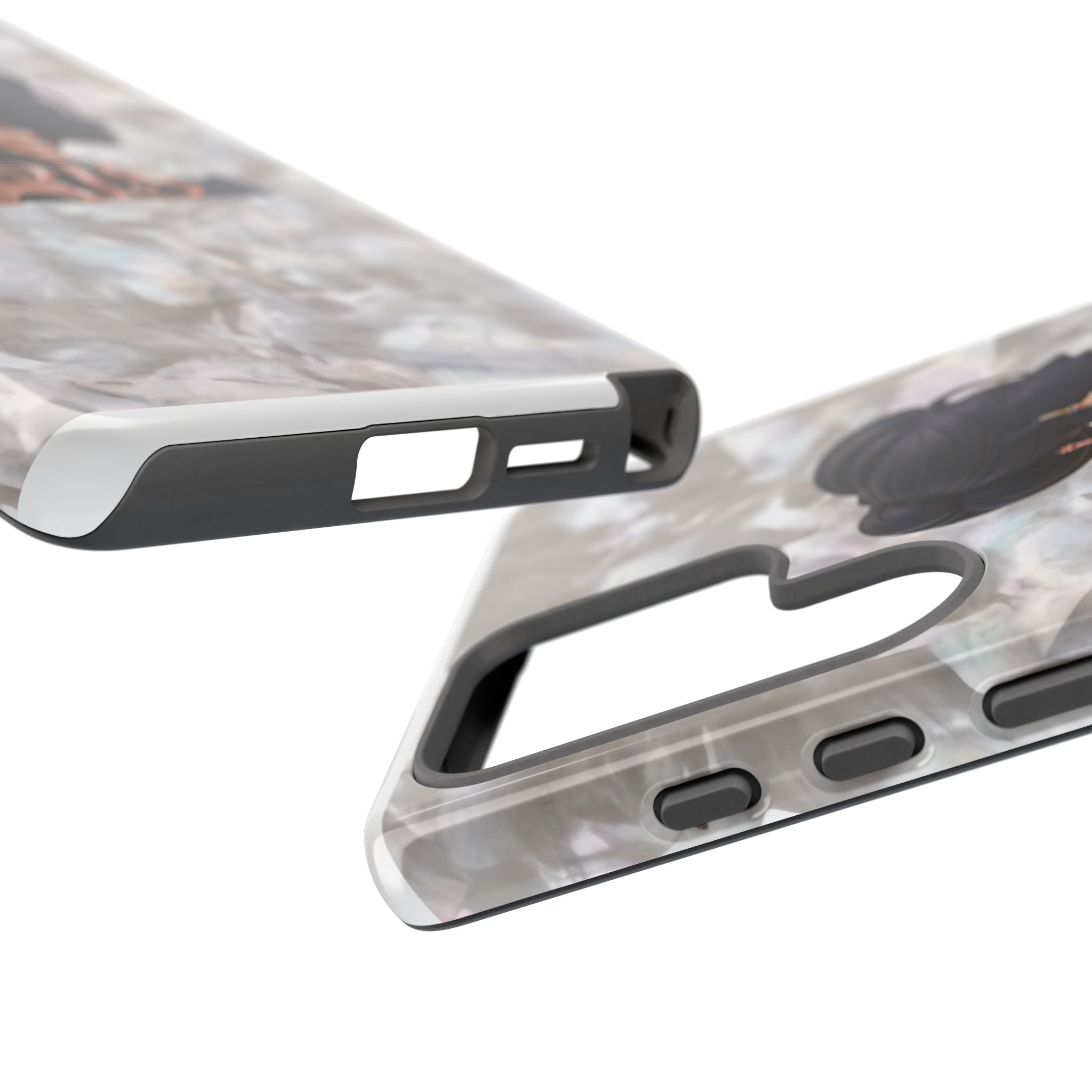 Paris Silhouette Pearl Phone Case — Tough Protective Smartphone Cover Printify