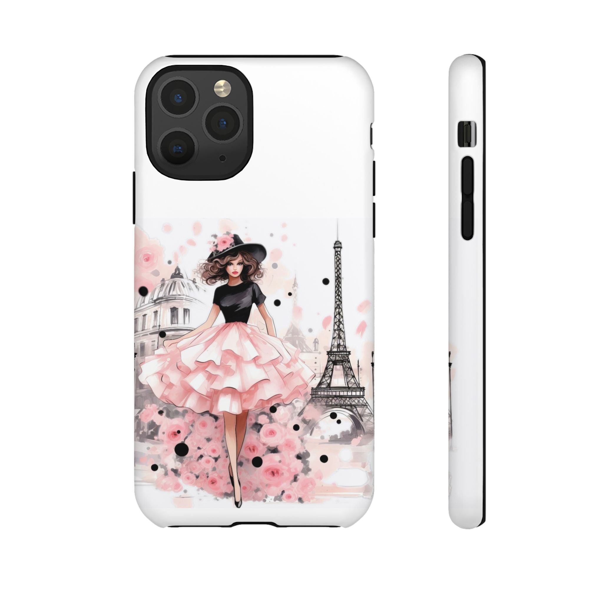 Paris Fashion Illustration Phone Case | Tough Case Printify