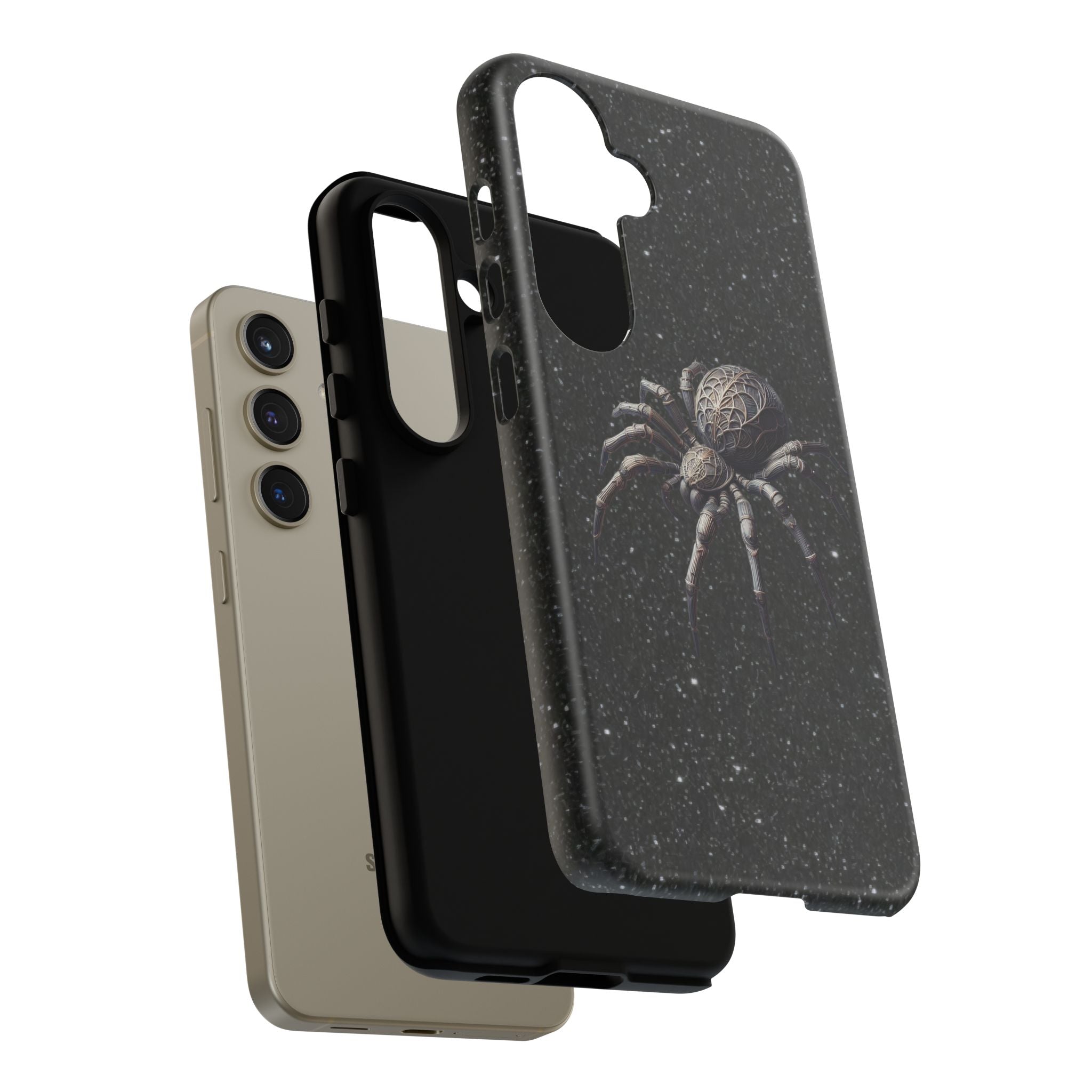 Spider Night Tough Phone Case — Dark Space Tarantula iPhone Cover Printify