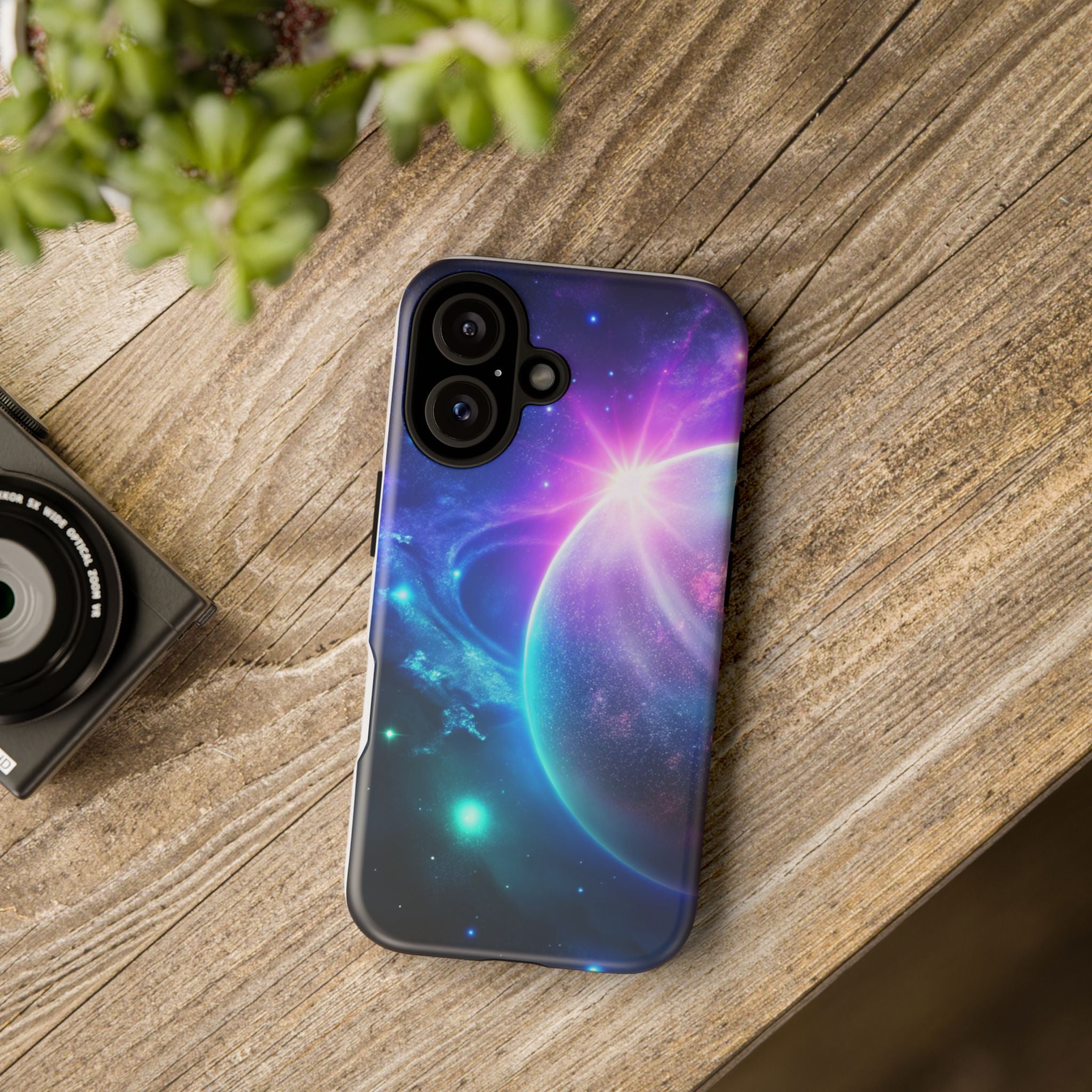 Galaxy Nebula Space Phone Case | Planet Sparkle Tough Case Printify