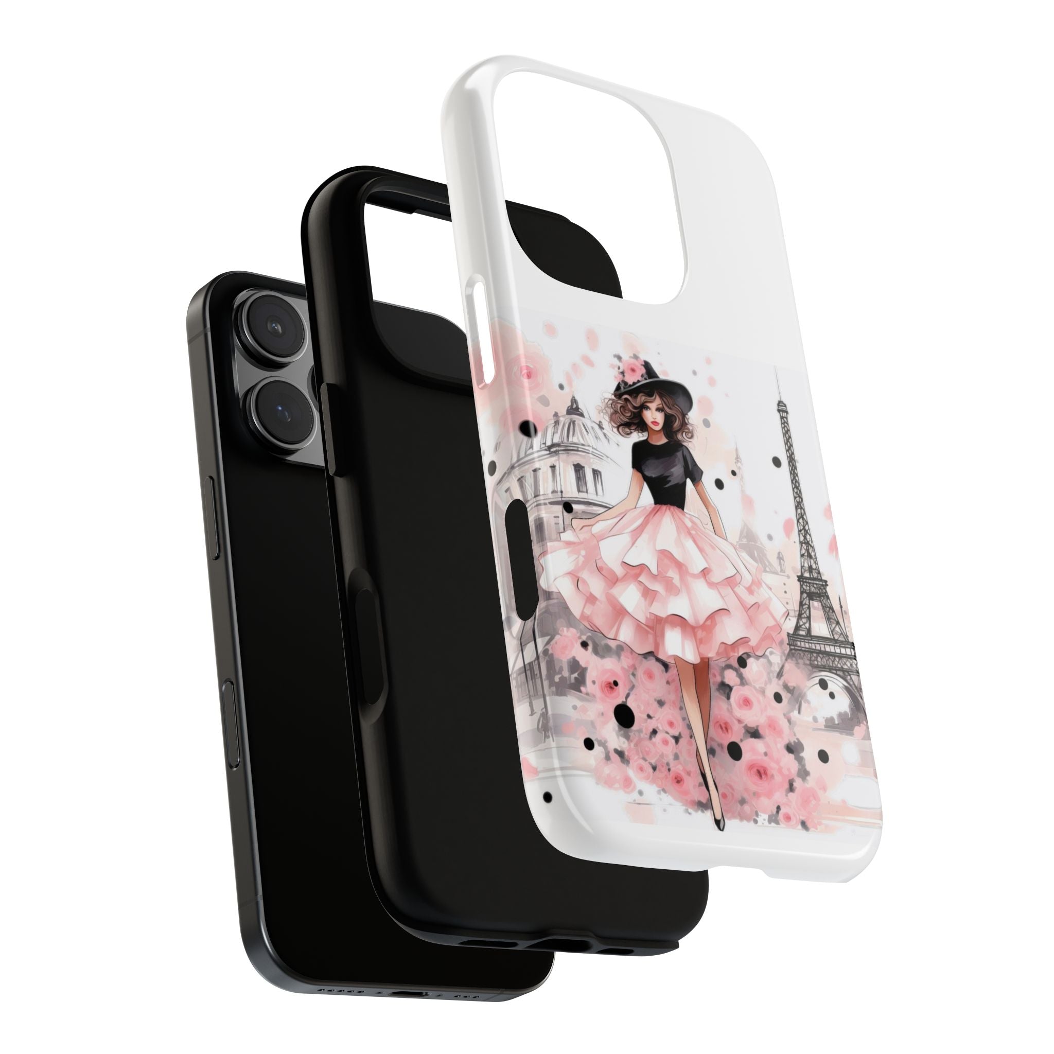 Paris Fashion Illustration Phone Case | Tough Case Printify
