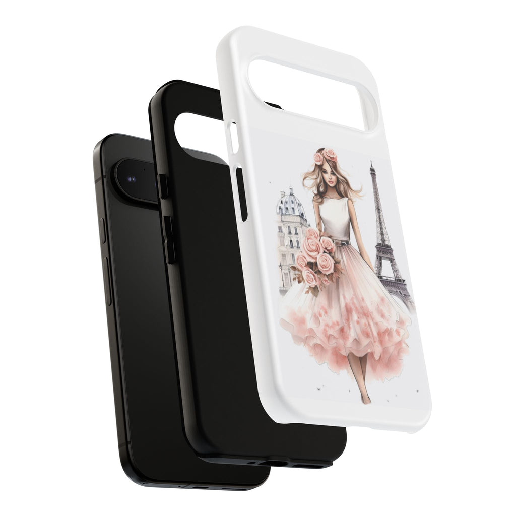 Parisian Ballerina Bouquet phone case | Tough Cases Printify