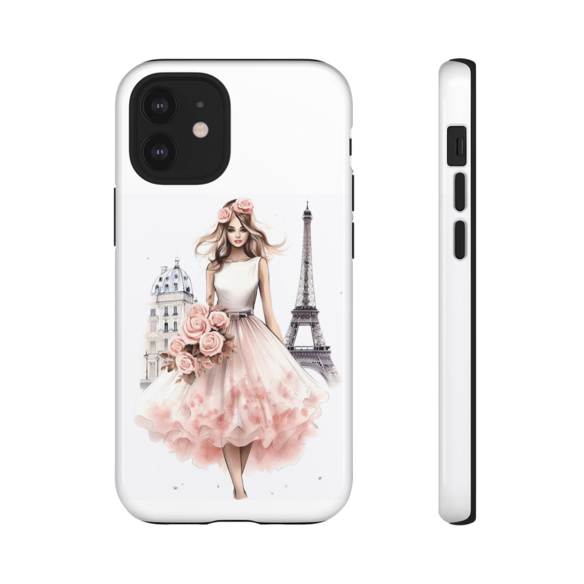 Parisian Ballerina Bouquet phone case | Tough Cases Printify