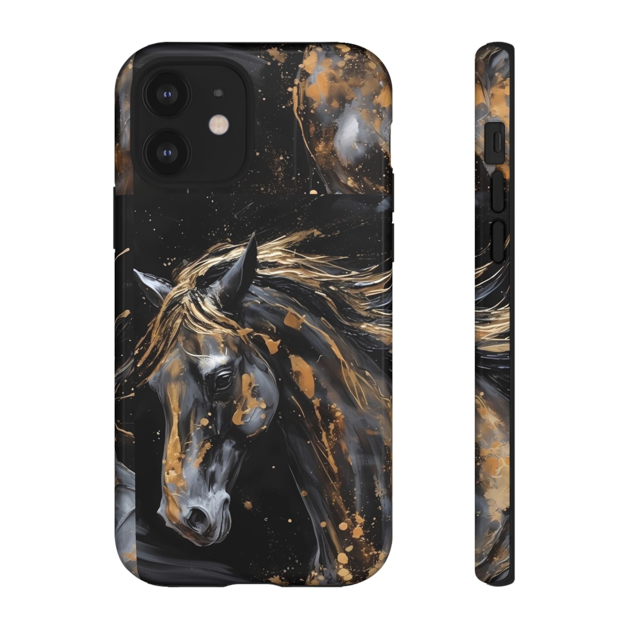 Golden Paint Horse Phone Case | Tough Case Printify