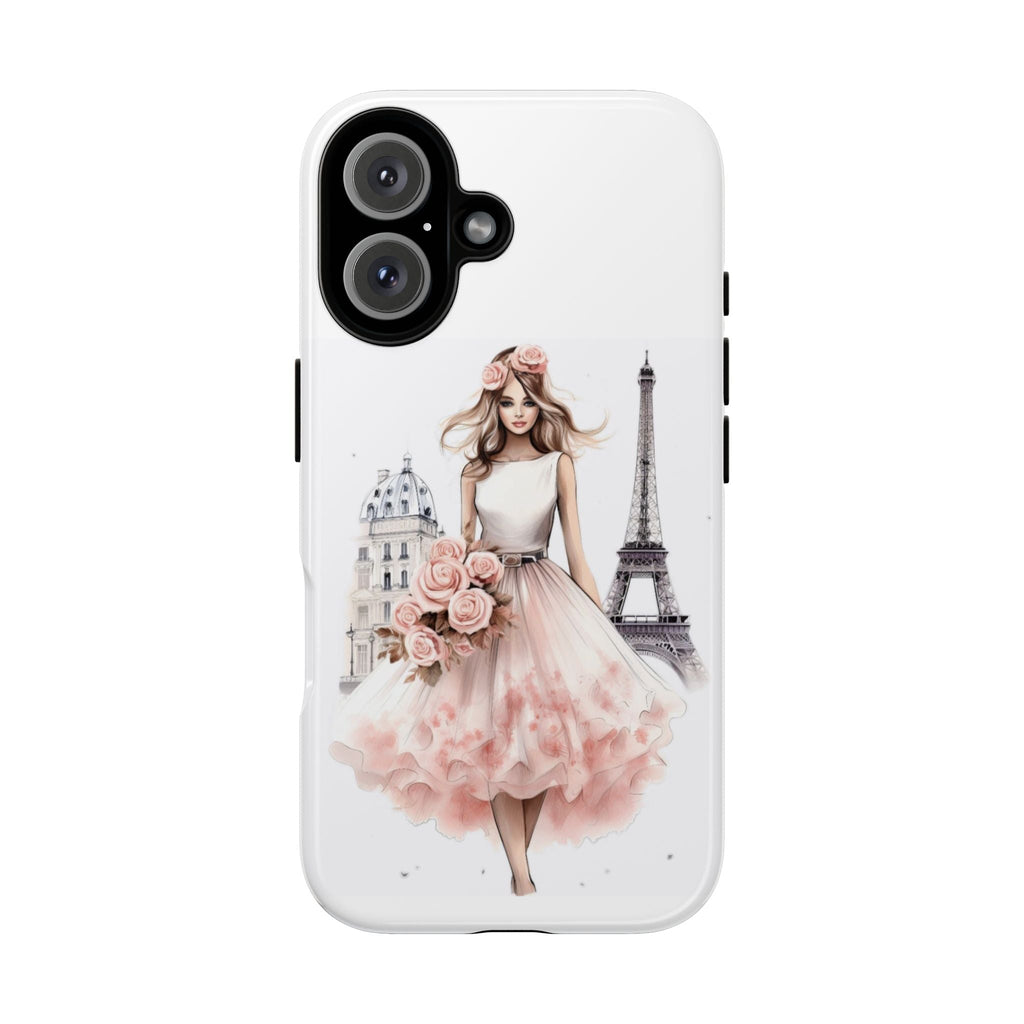 Parisian Ballerina Bouquet phone case | Tough Cases Printify