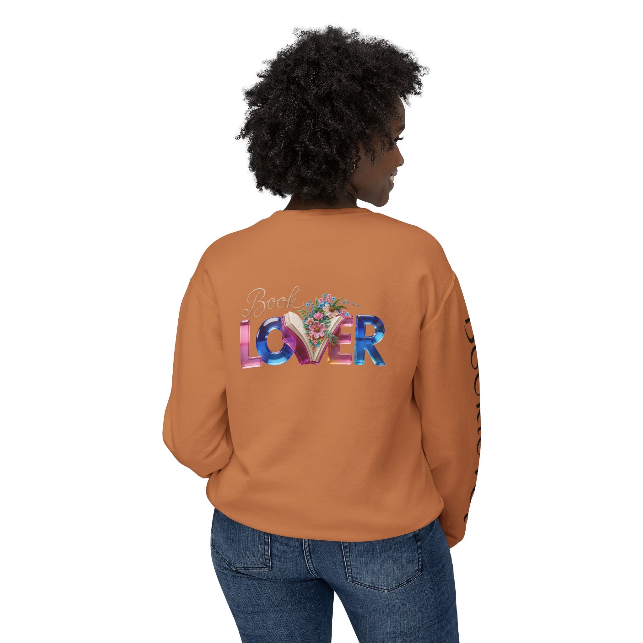 Book Lover Sweatshirt —  Typography Bookworm Pullover Printify
