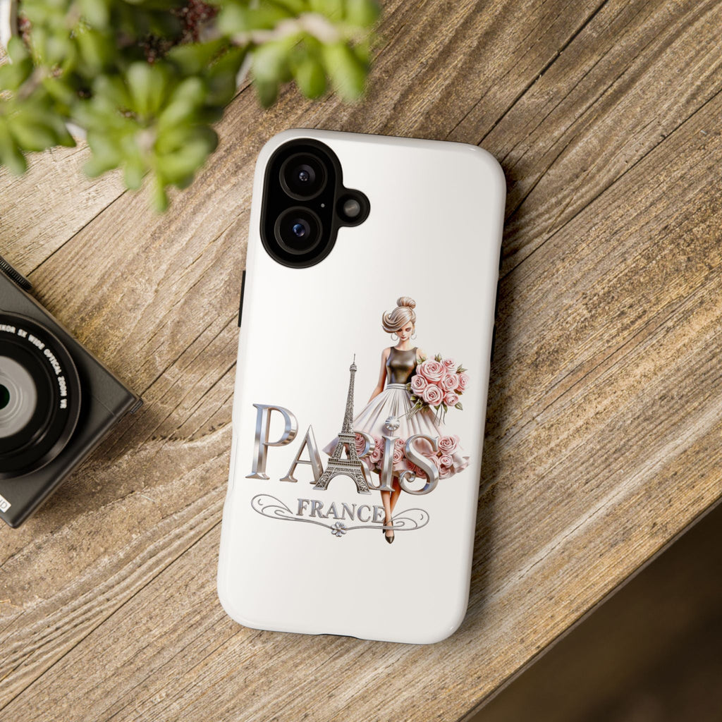 Phone Case | Eiffel Tower Floral Fashion Design Printify