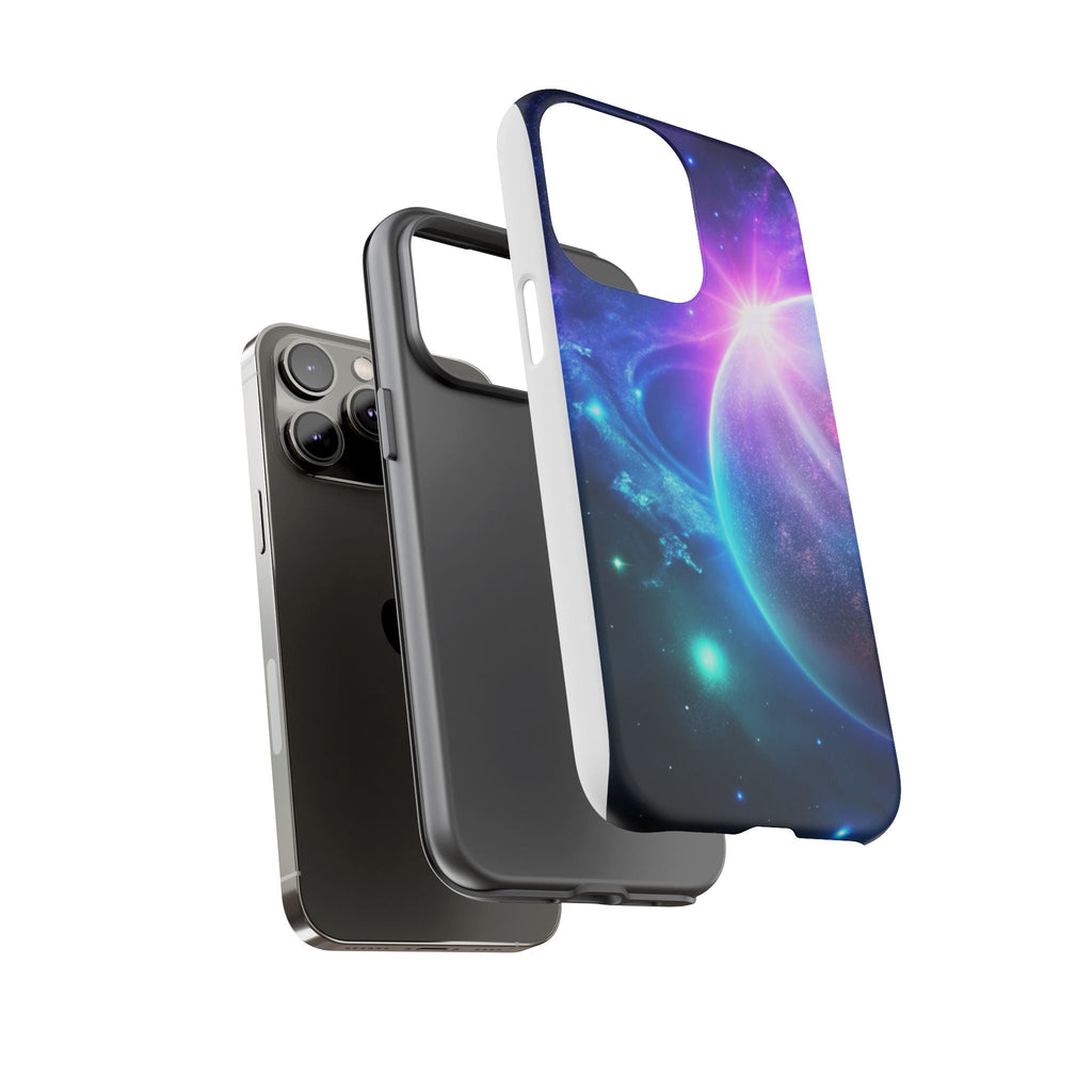 Galaxy Nebula Space Phone Case | Planet Sparkle Tough Case Printify