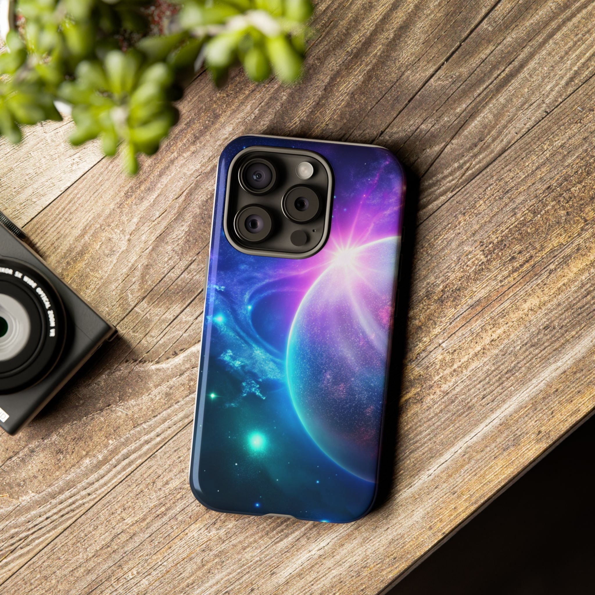 Galaxy Nebula Space Phone Case | Planet Sparkle Tough Case Printify