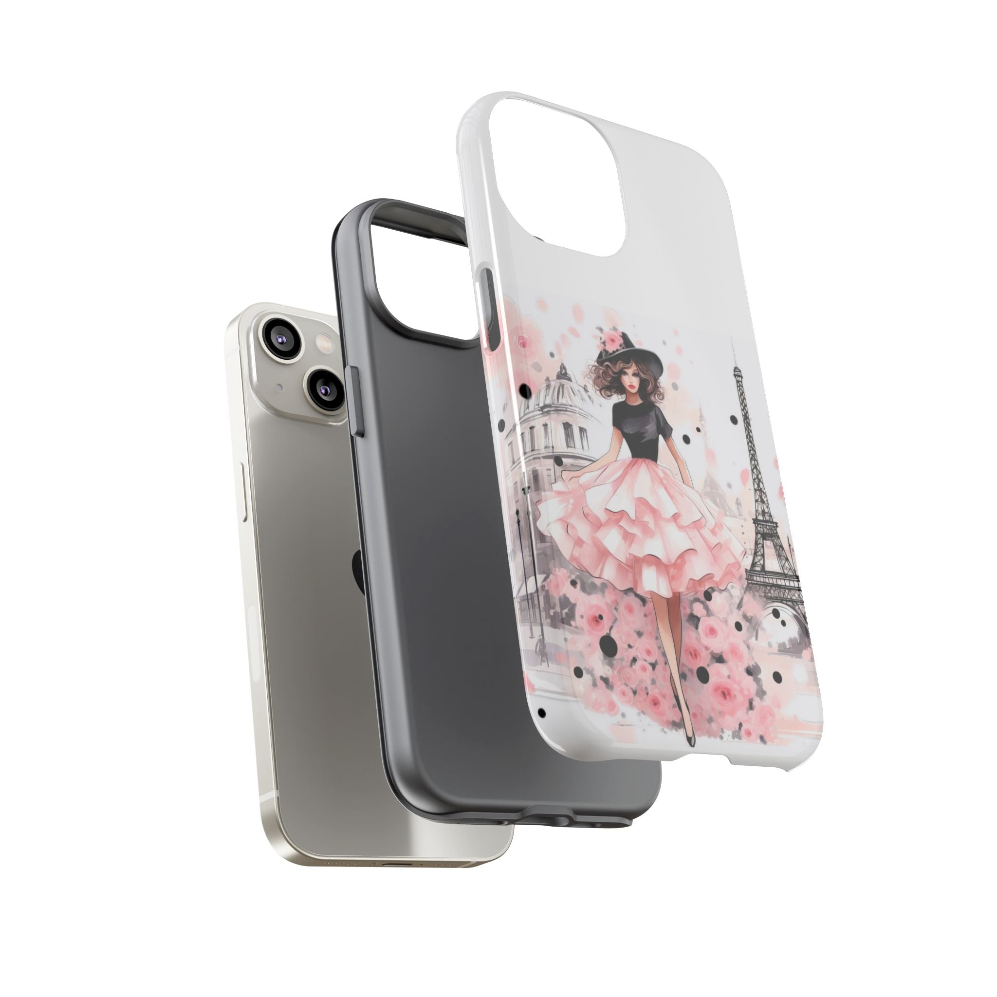 Paris Fashion Illustration Phone Case | Tough Case Printify