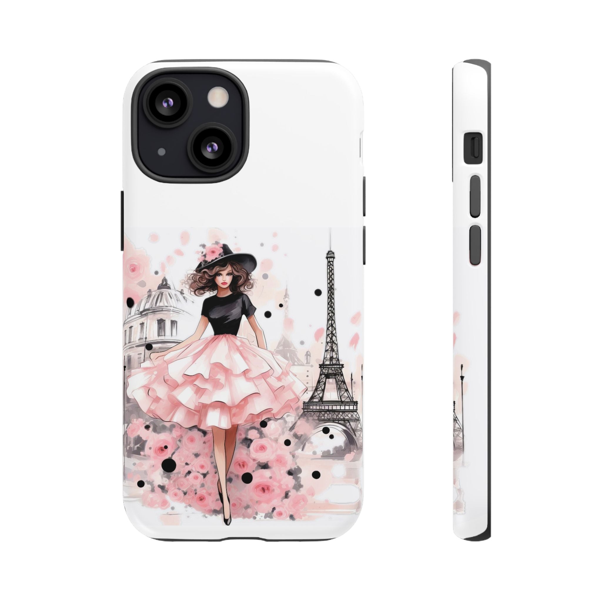 Paris Fashion Illustration Phone Case | Tough Case Printify
