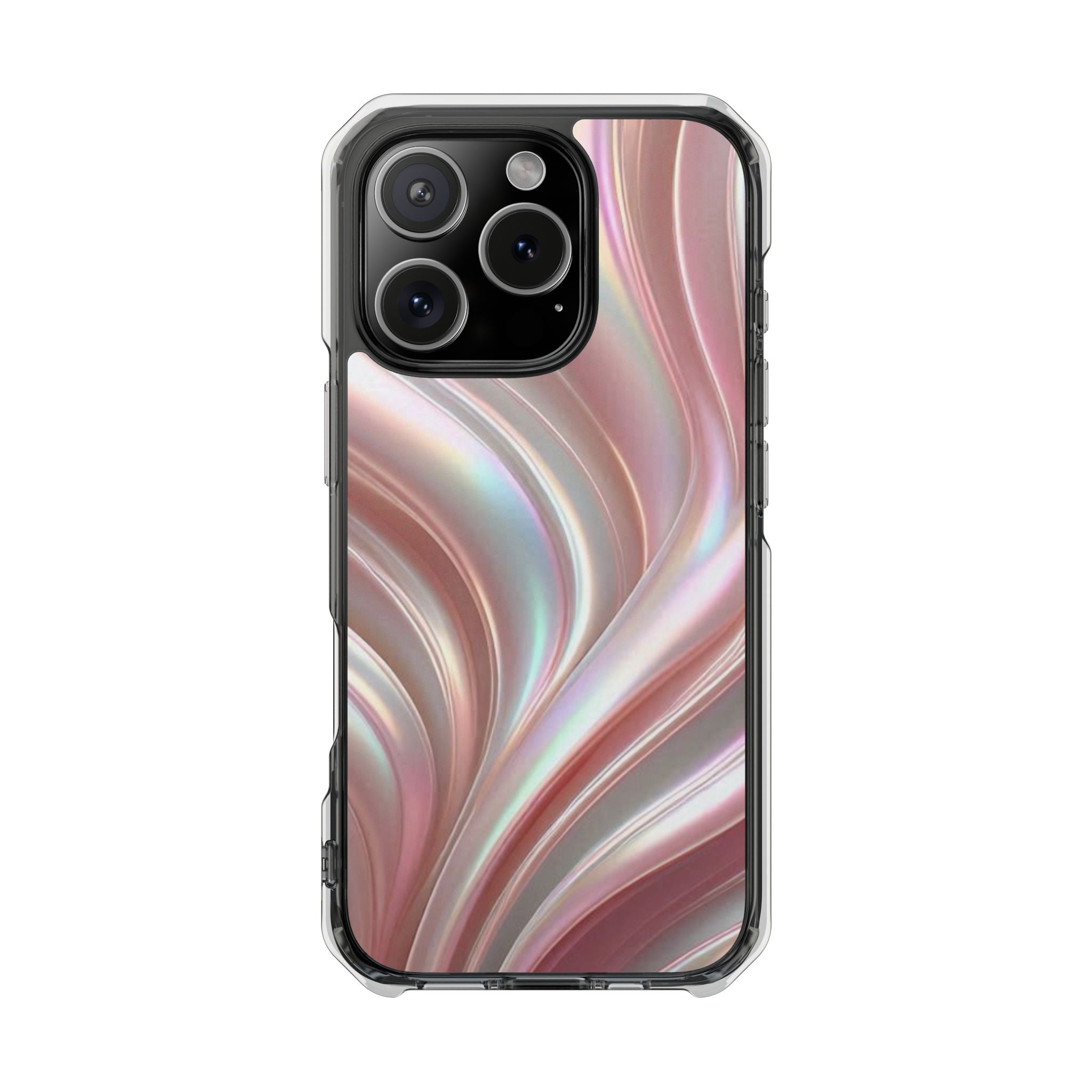 Iridescent Marble Swirl Phone Case Printify